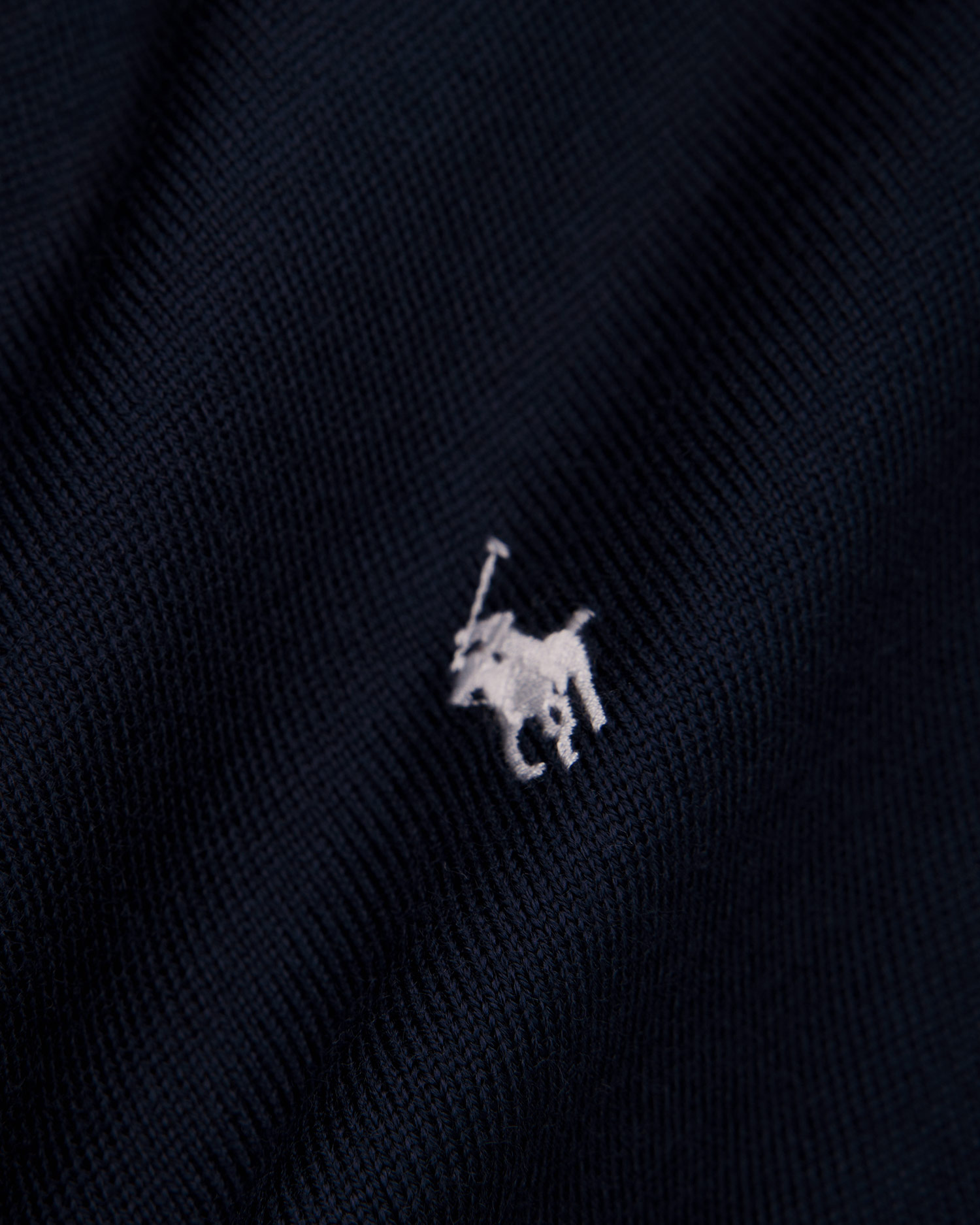 Polo Ralph Lauren Herrenpullover mit Wolle in Marineblau