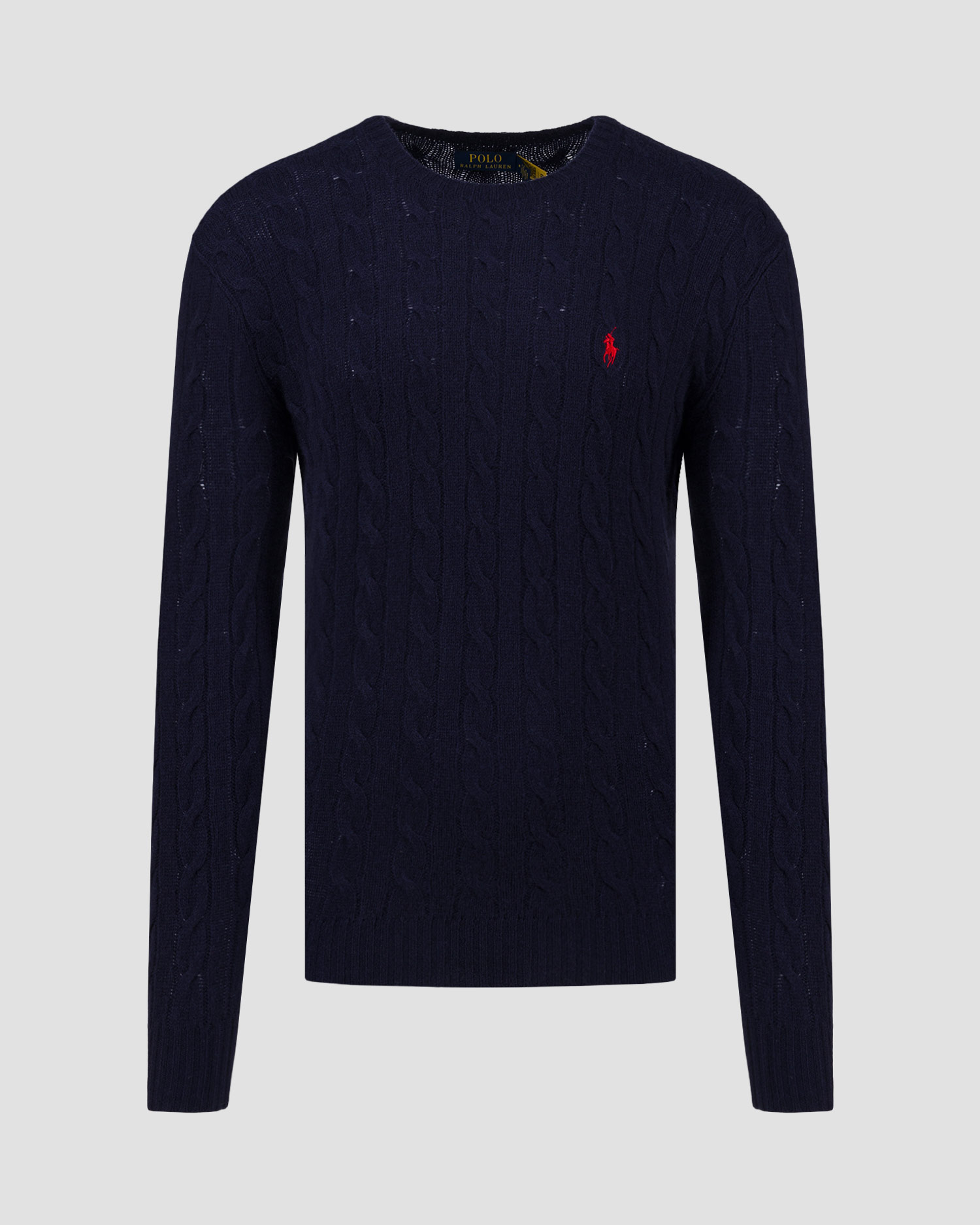 Granatowy sweter wełniany męski Polo Ralph Lauren