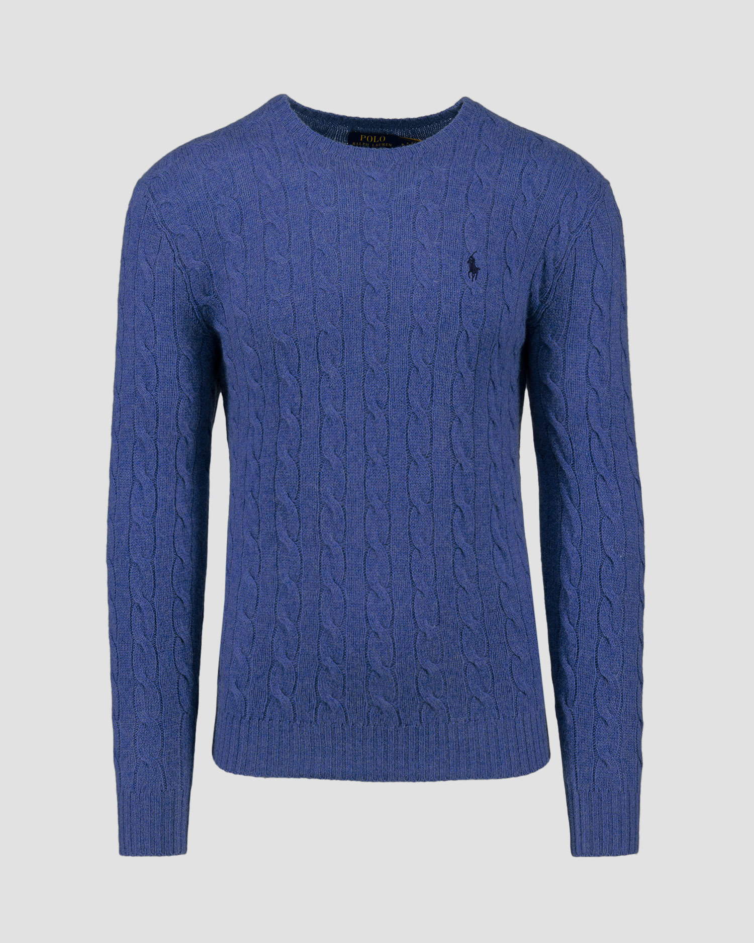 Niebieski sweter wełniany męski Polo Ralph Lauren