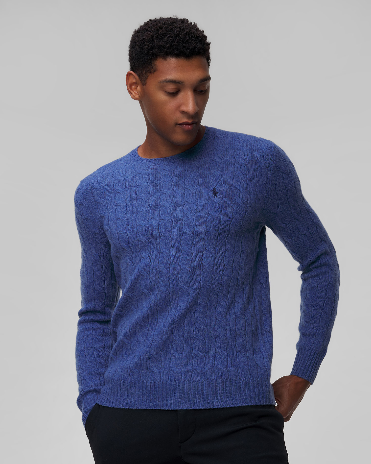 Men's blue wool jumper Polo Ralph Lauren