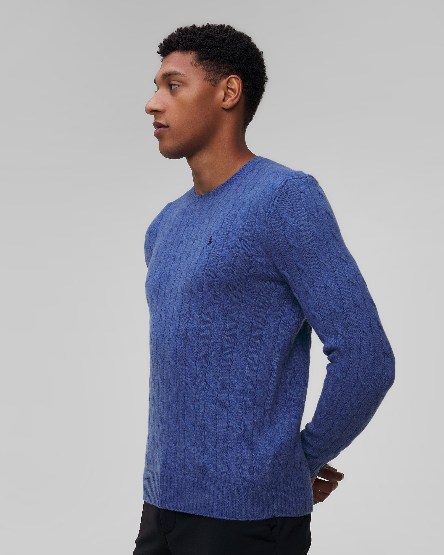 Men's blue wool jumper Polo Ralph Lauren