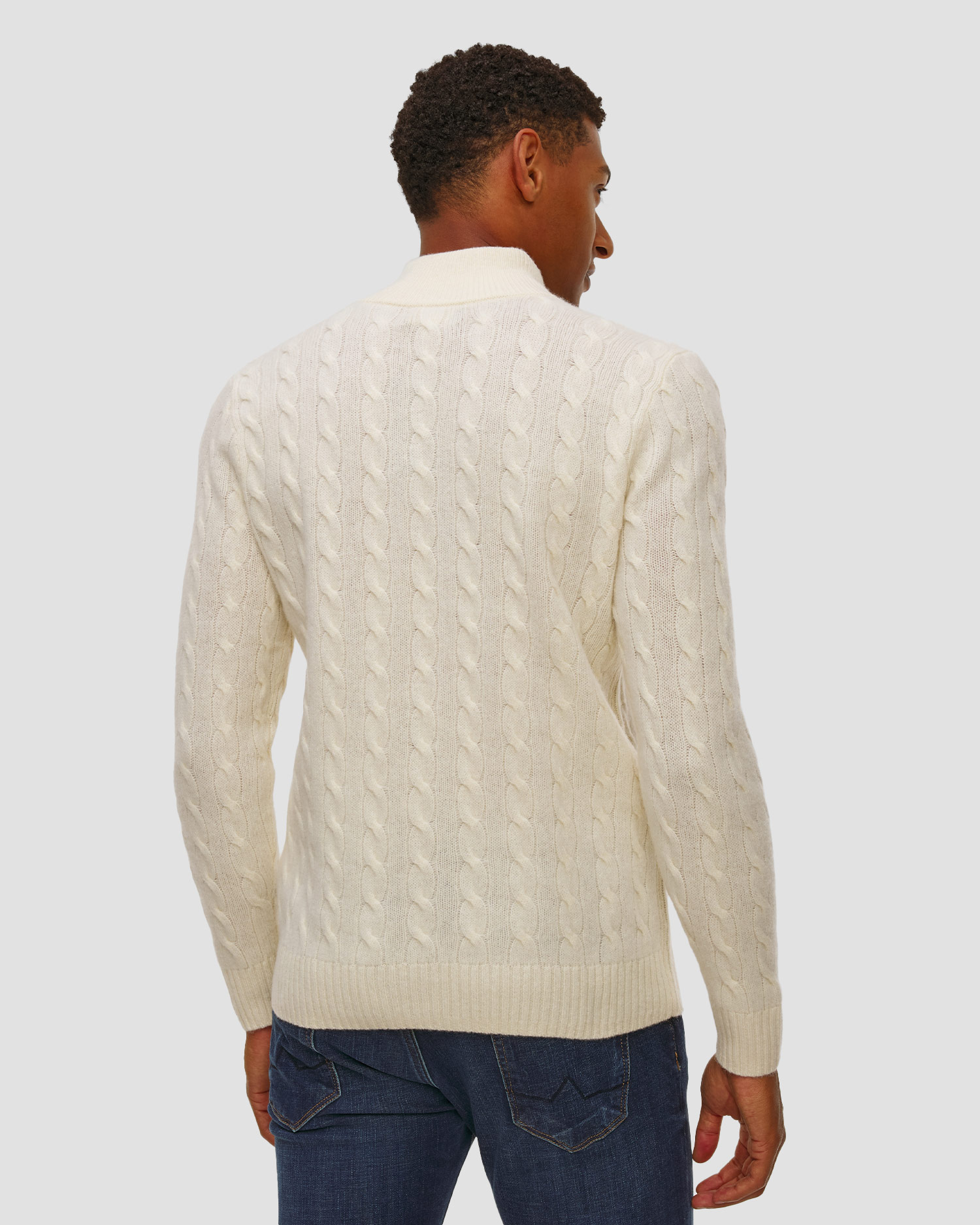 Men's white woolen sweater Polo Ralph Lauren