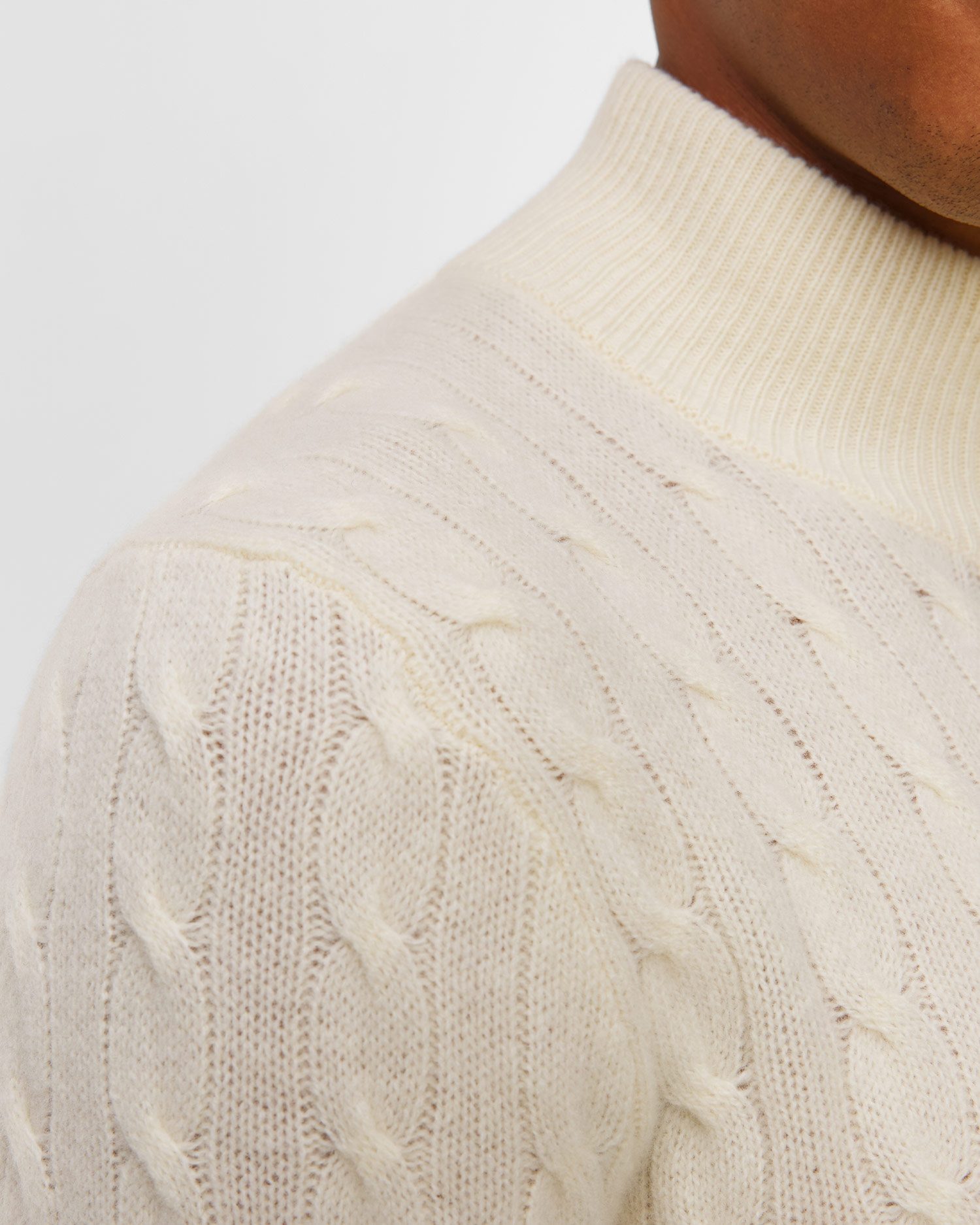 Pull en laine blanc pour hommes Polo Ralph Lauren