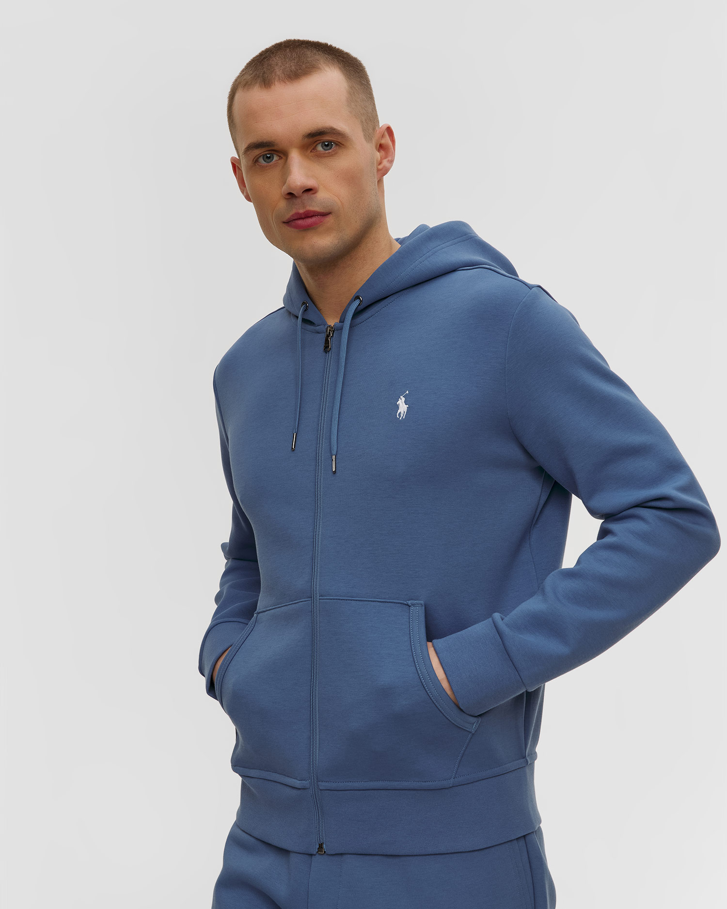 Sweat-shirt bleu pour hommes Polo Ralph Lauren