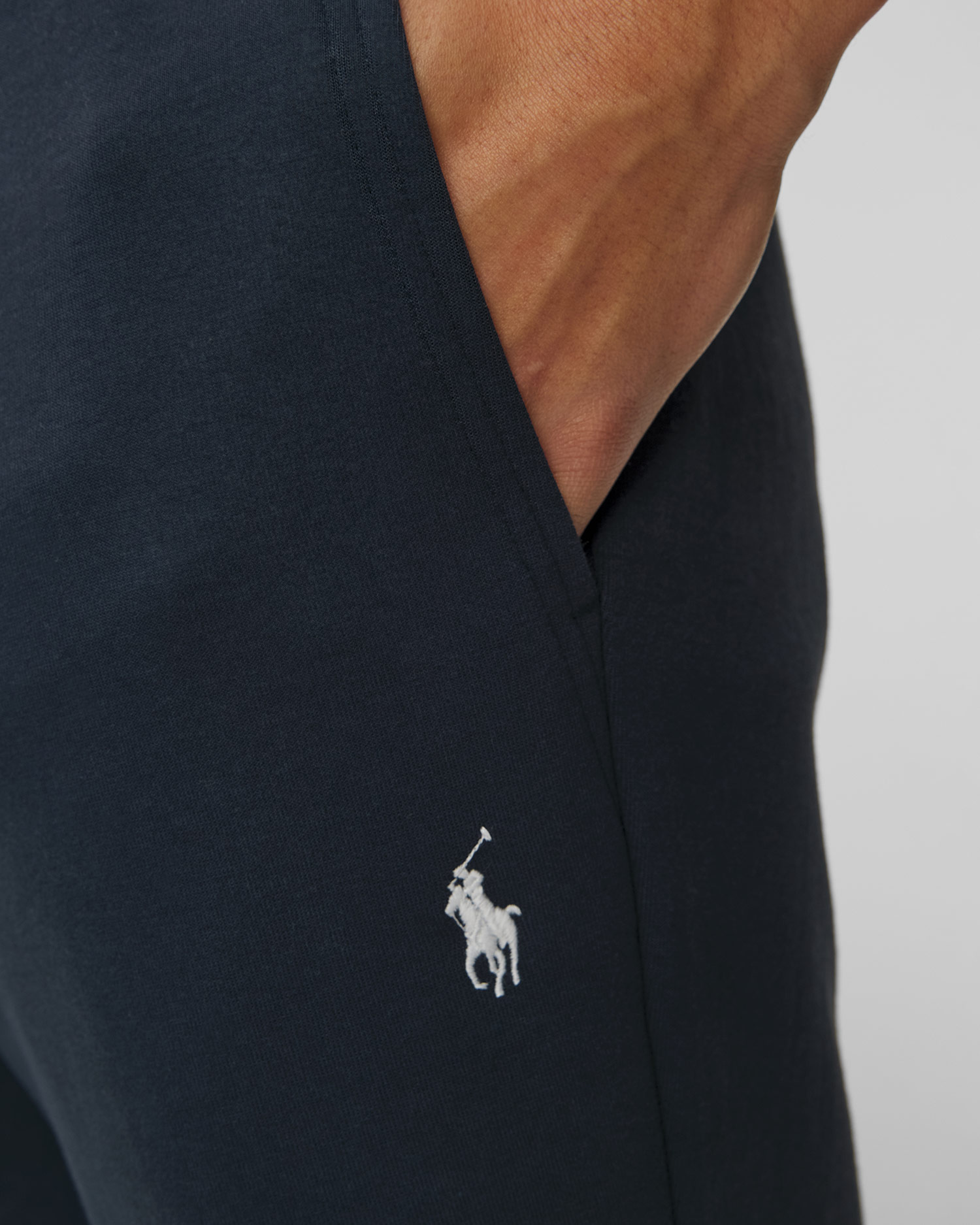 Tmavě modré pánské teplákové šortky Polo Ralph Lauren