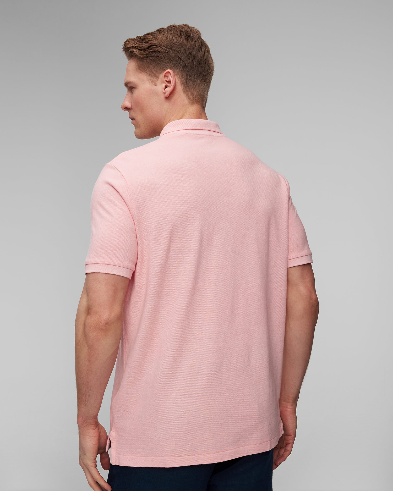 Růžová pánská polokošile Polo Ralph Lauren