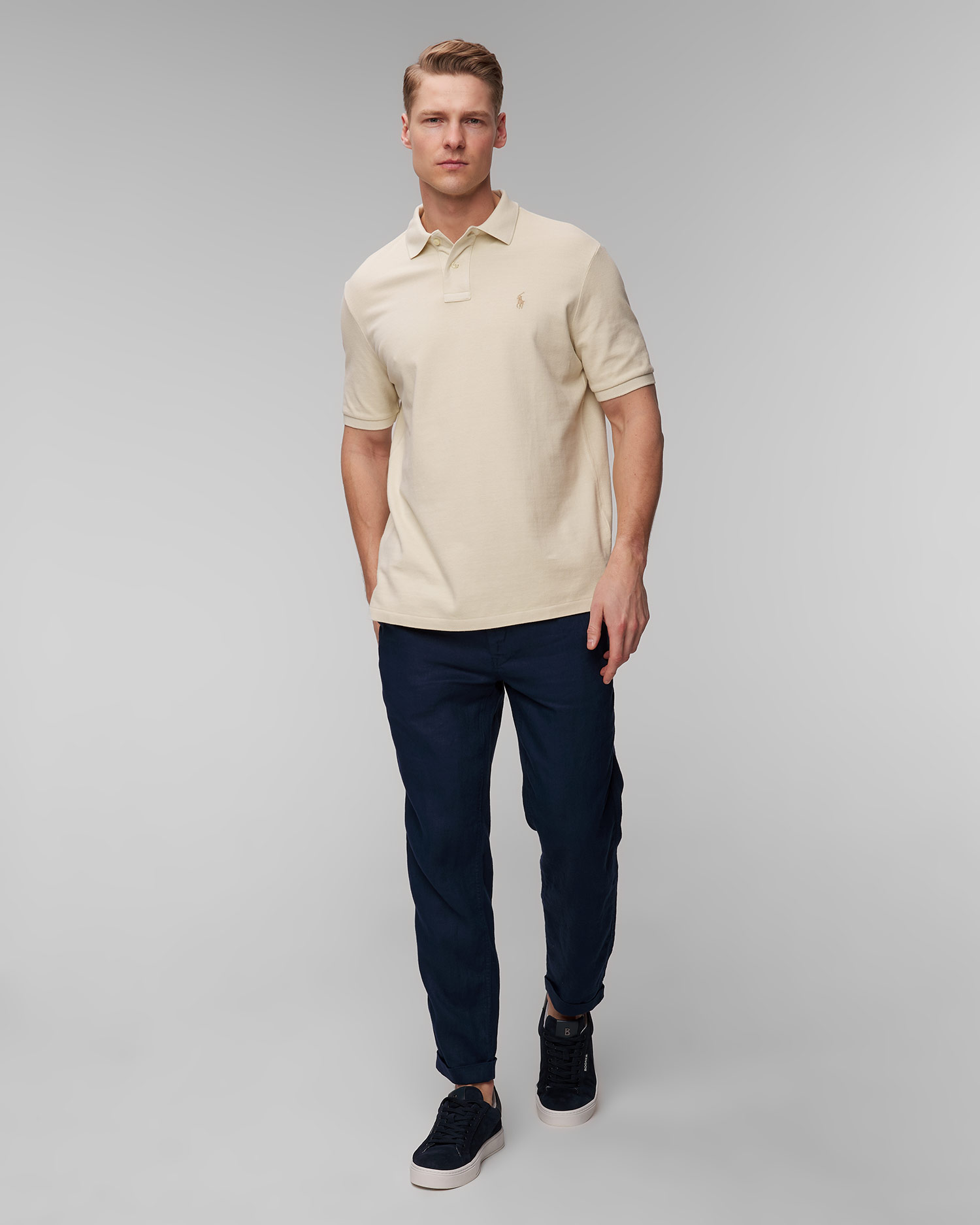 Polo beige pour hommes Polo Ralph Lauren