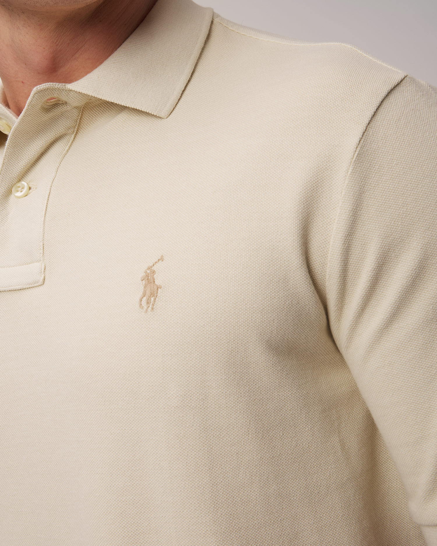 Polo beige pour hommes Polo Ralph Lauren