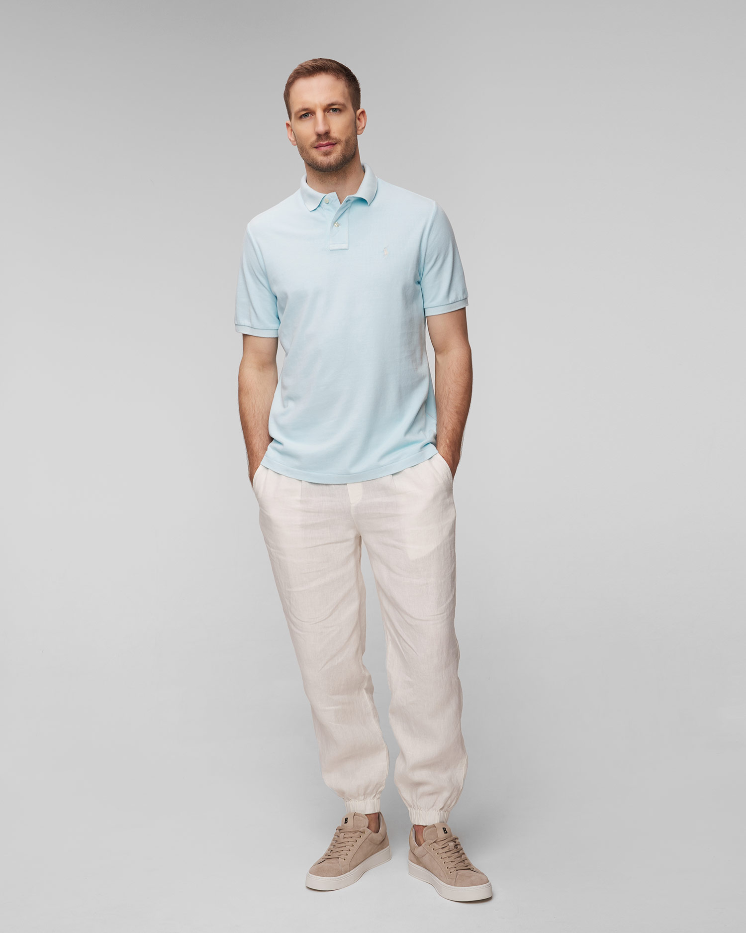 Modré pánské polo Polo Ralph Lauren