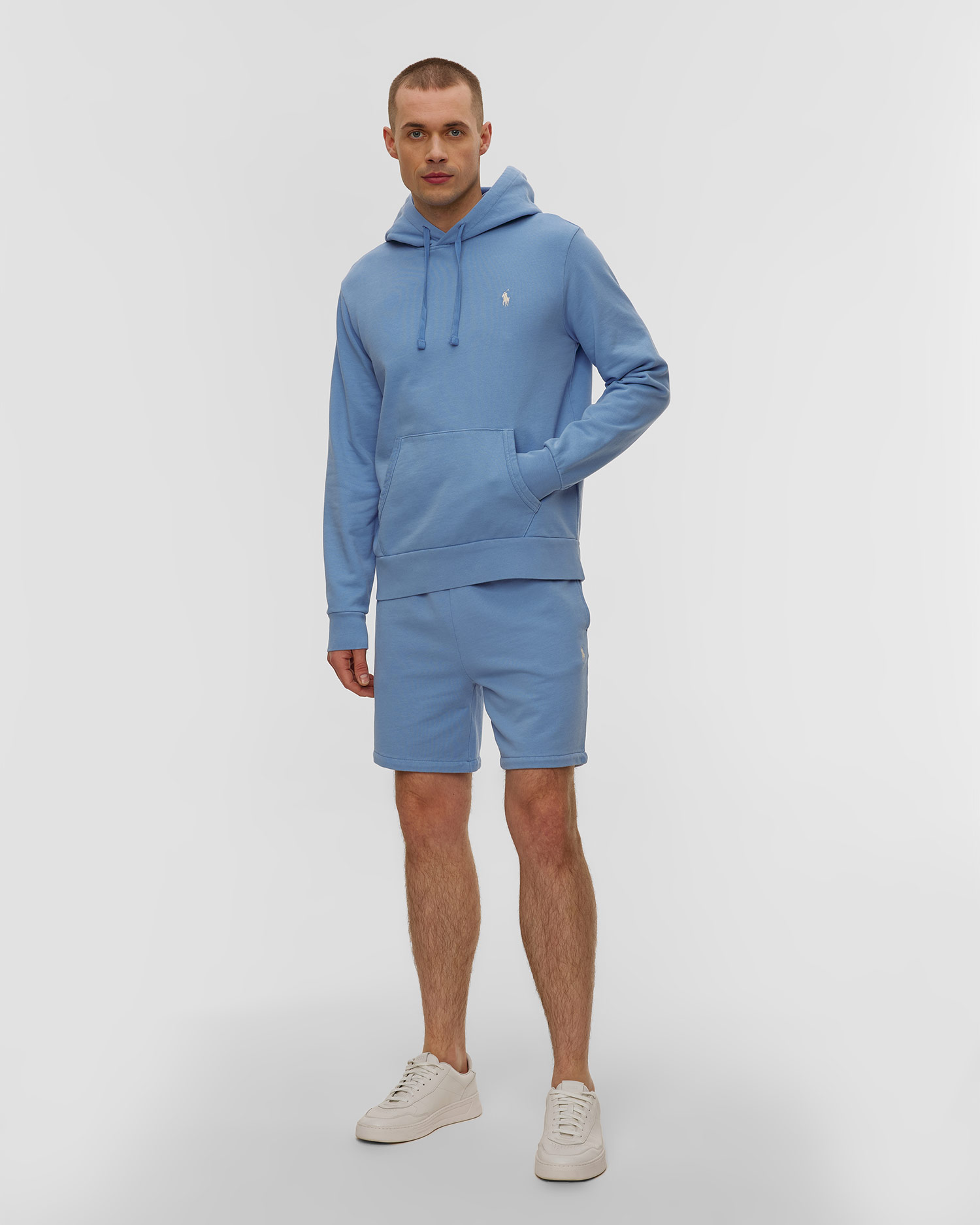 Sweat-shirt bleu pour hommes Polo Ralph Lauren