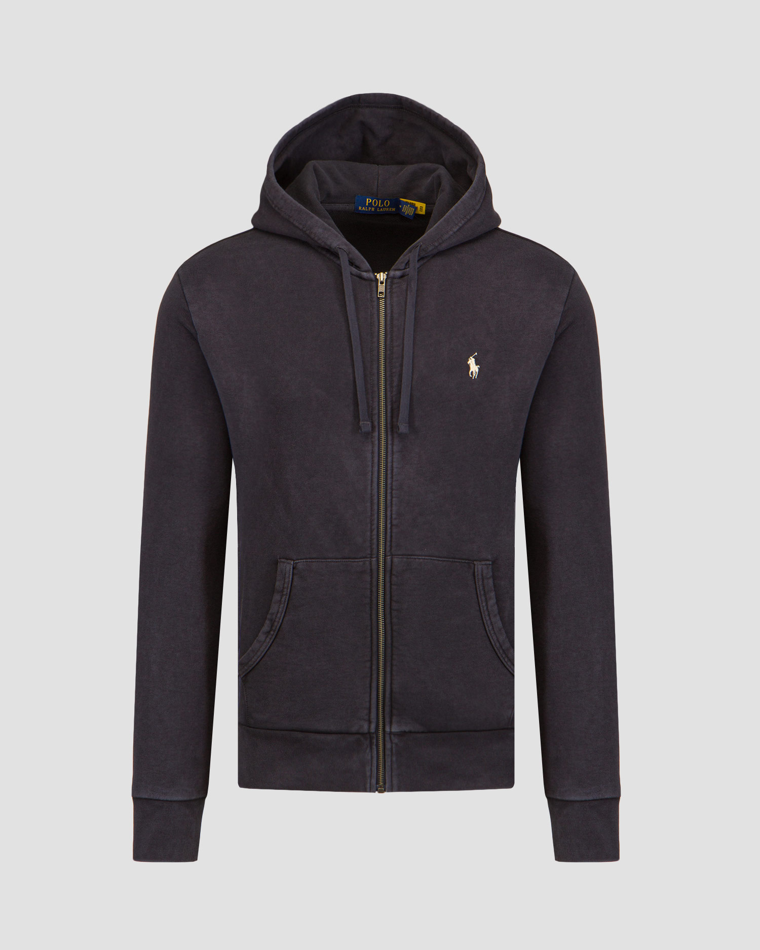 Felpa grigio grafite con cappuccio da uomo Polo Ralph Lauren