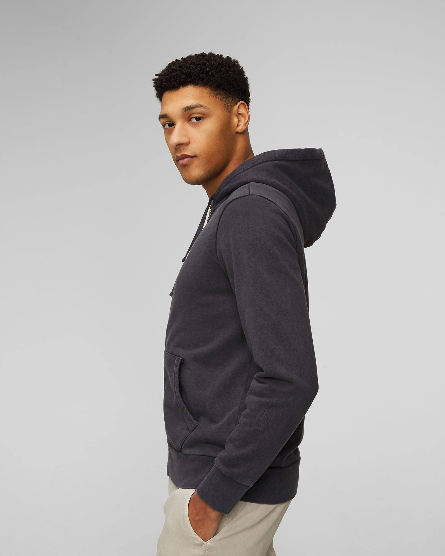 Felpa grigio grafite con cappuccio da uomo Polo Ralph Lauren