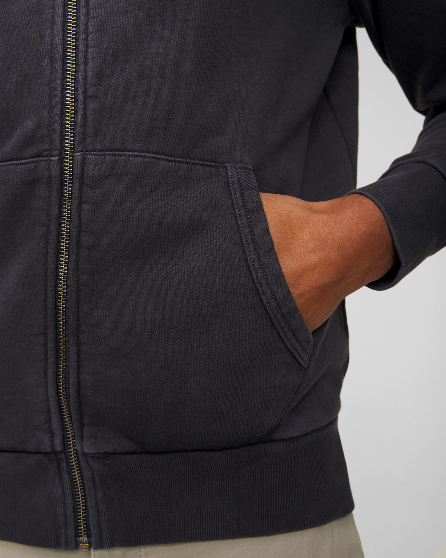 Felpa grigio grafite con cappuccio da uomo Polo Ralph Lauren