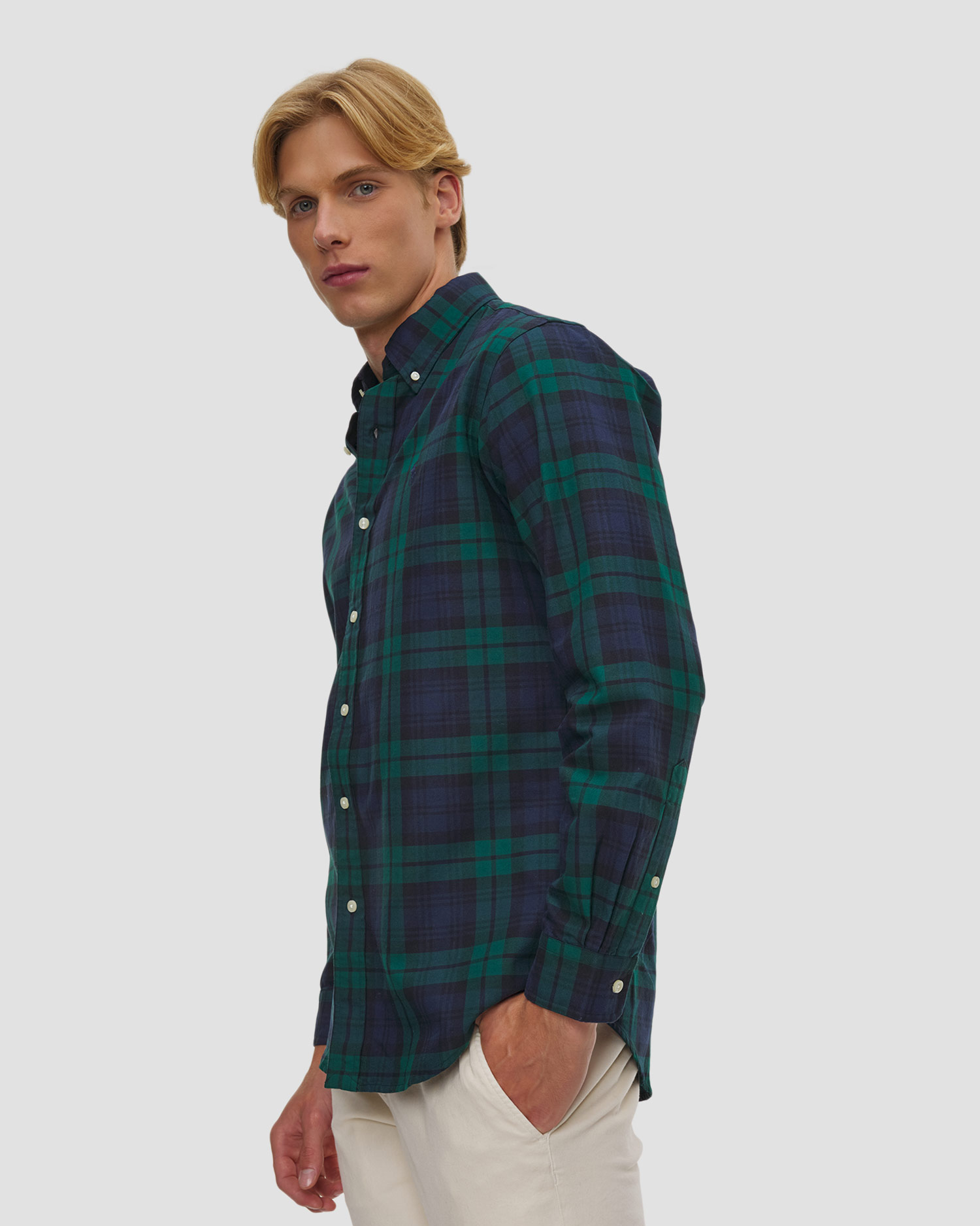 Camicia a quadri da uomo Custom Fit Polo Ralph Lauren