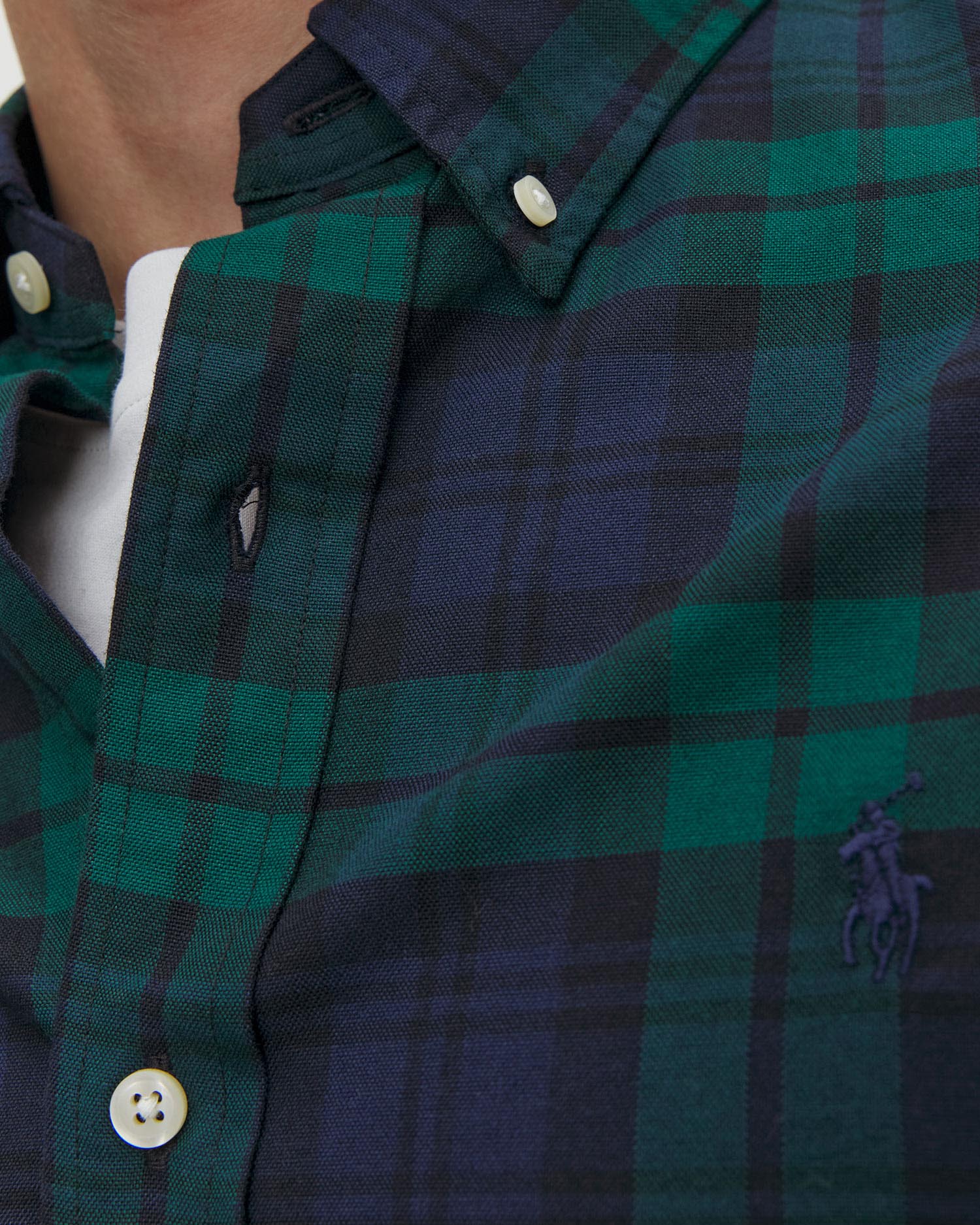 Camicia a quadri da uomo Custom Fit Polo Ralph Lauren