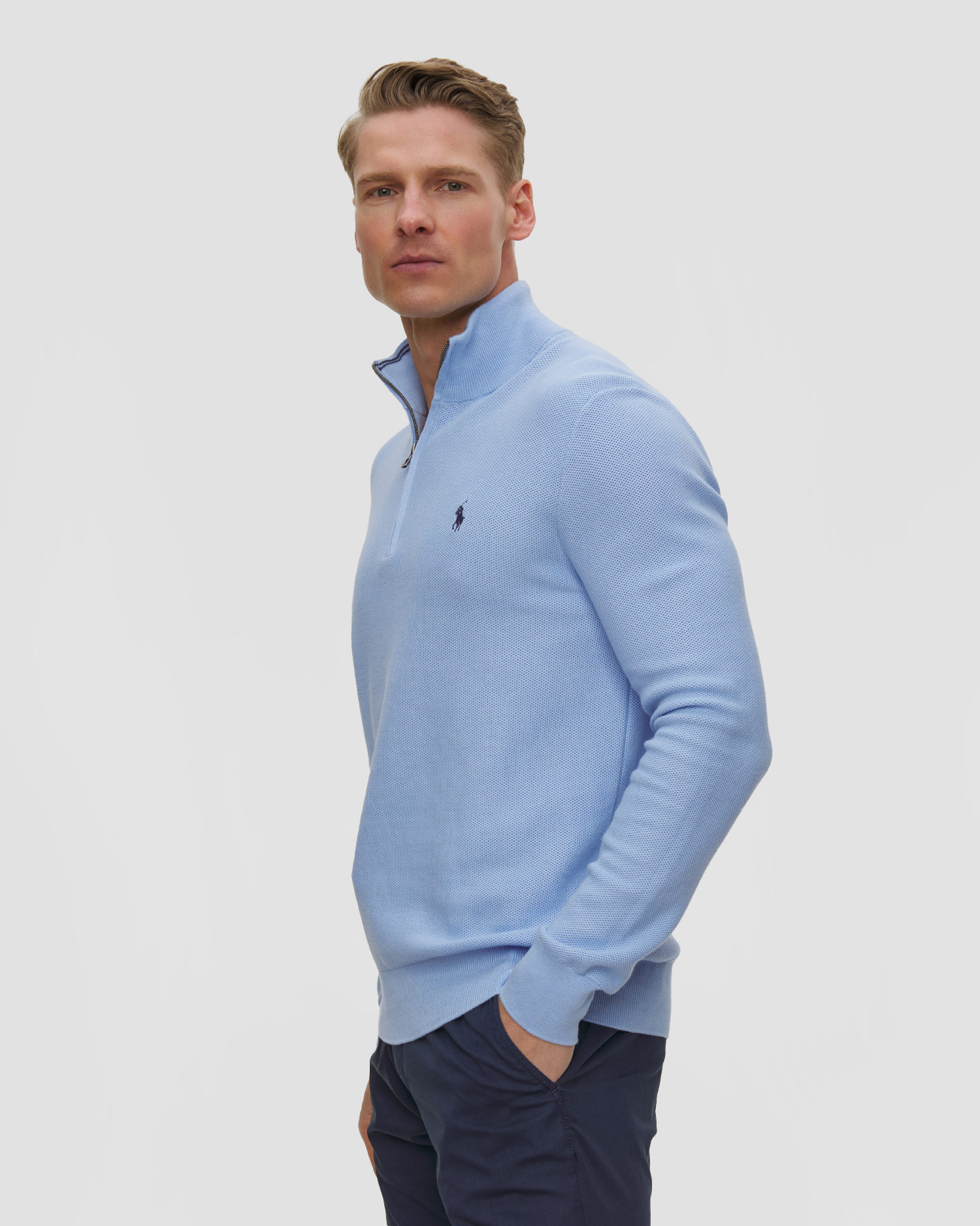 Pull bleu pour hommes Polo Ralph Lauren