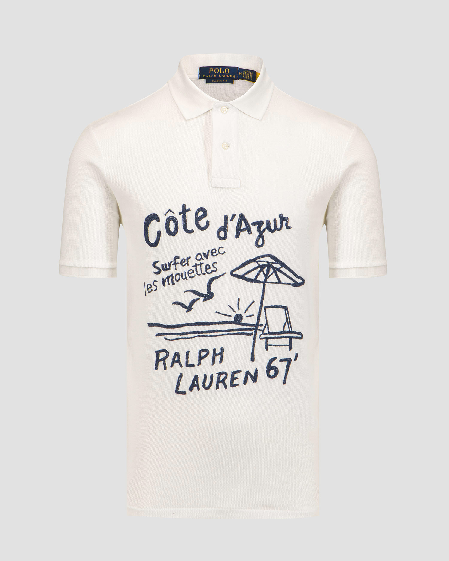 Pánská bílá polokošile Polo Ralph Lauren