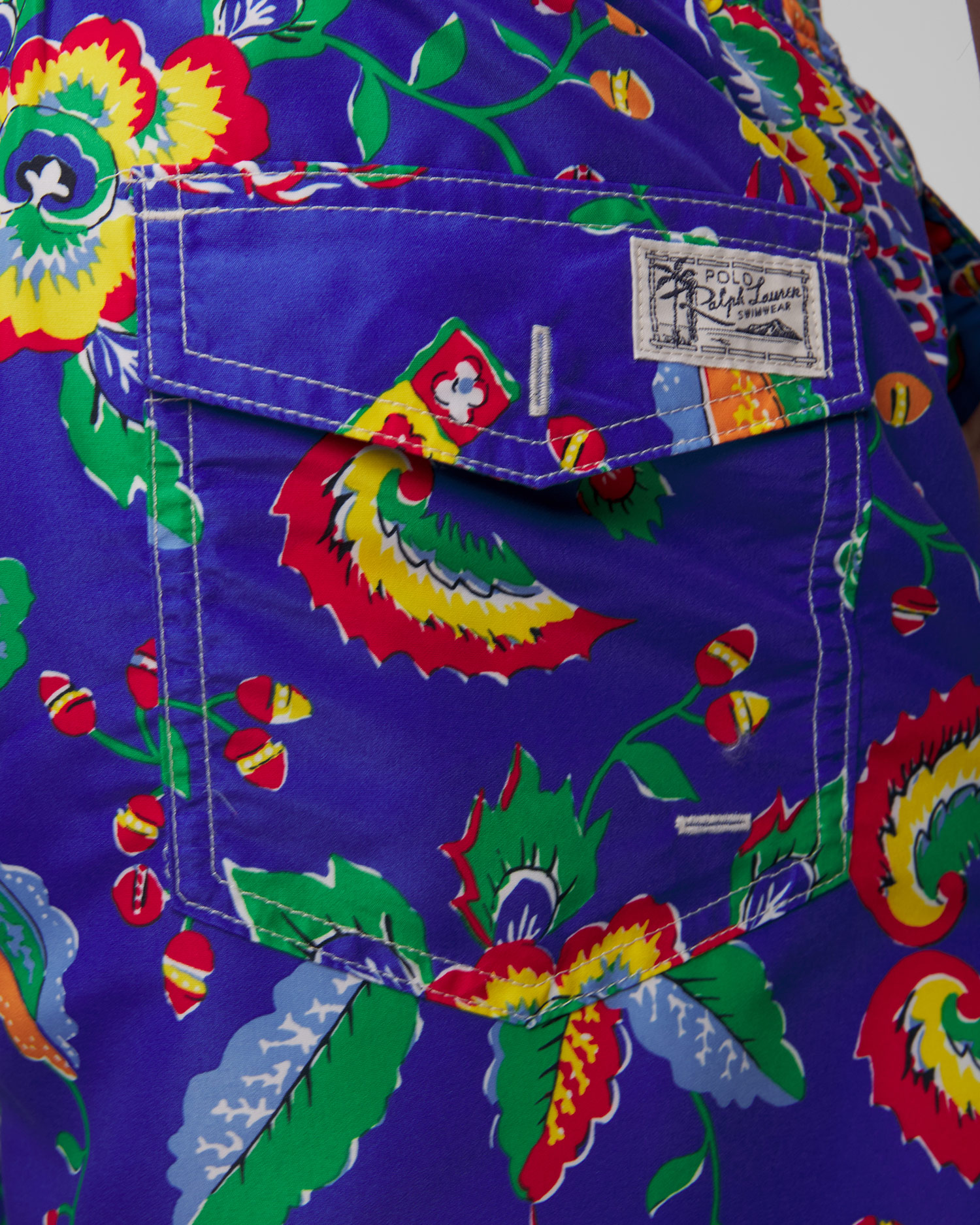 Pánské plavky Polo Ralph Lauren ve Světle Modrém Barevném Odstínu