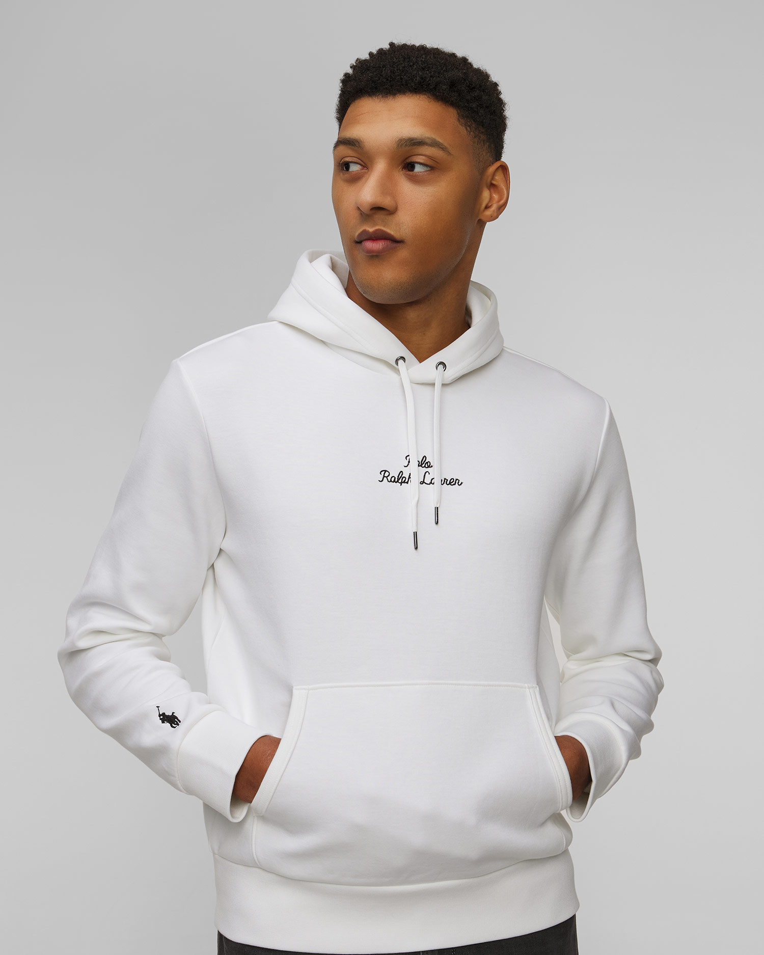 Pánska biela mikina s kapucňou Polo Ralph Lauren