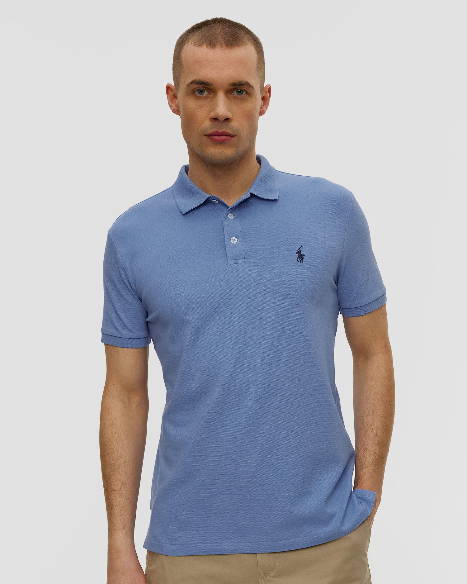 Polo bleu pour hommes Polo Ralph Lauren, Couleur: Niebieski