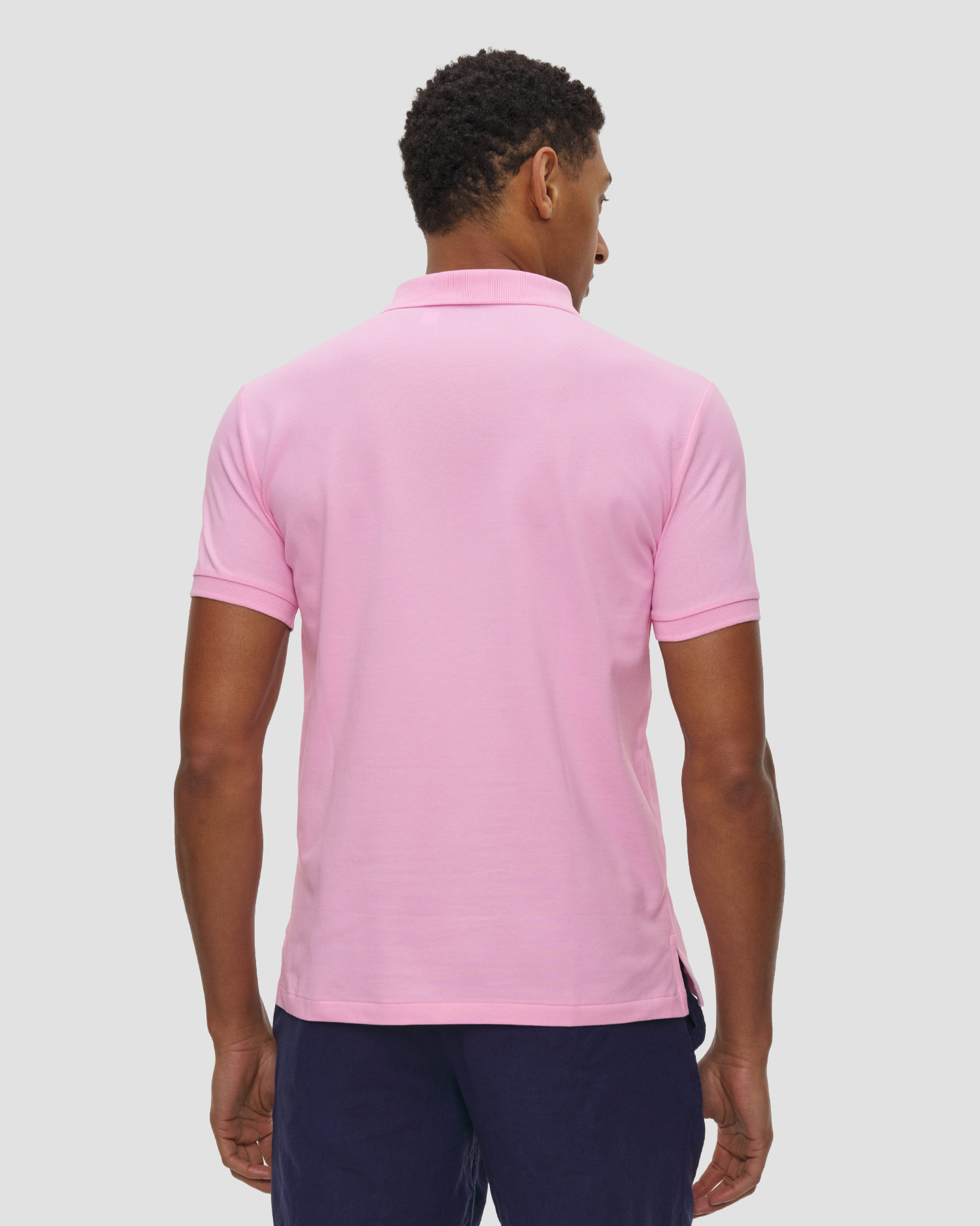 Růžová pánská polokošile Polo Ralph Lauren