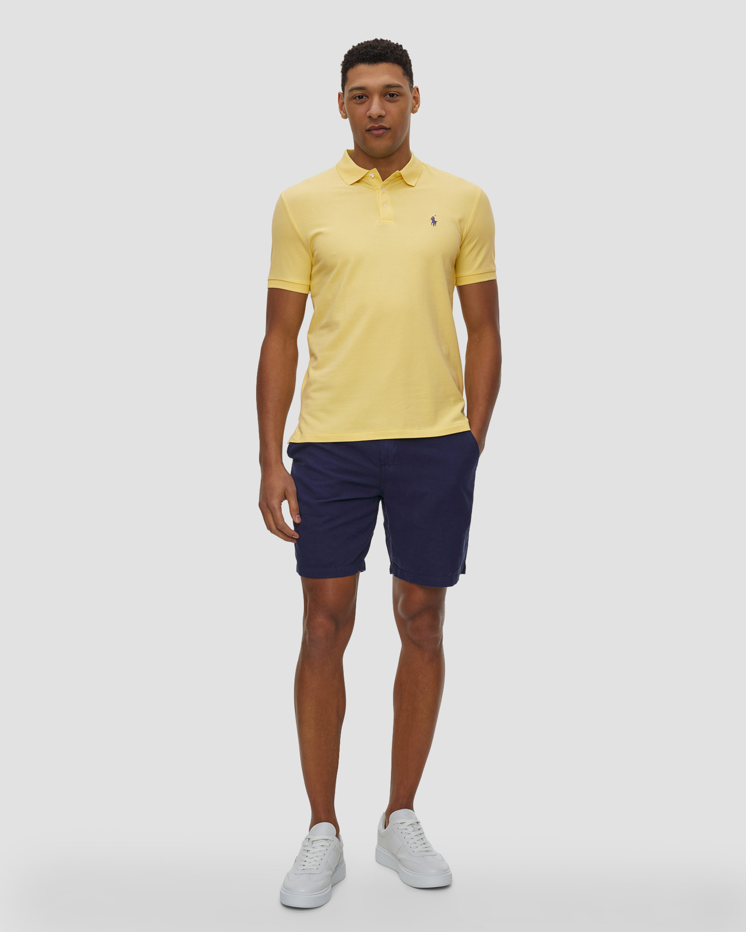 Žlutá pánská polokošile Polo Ralph Lauren