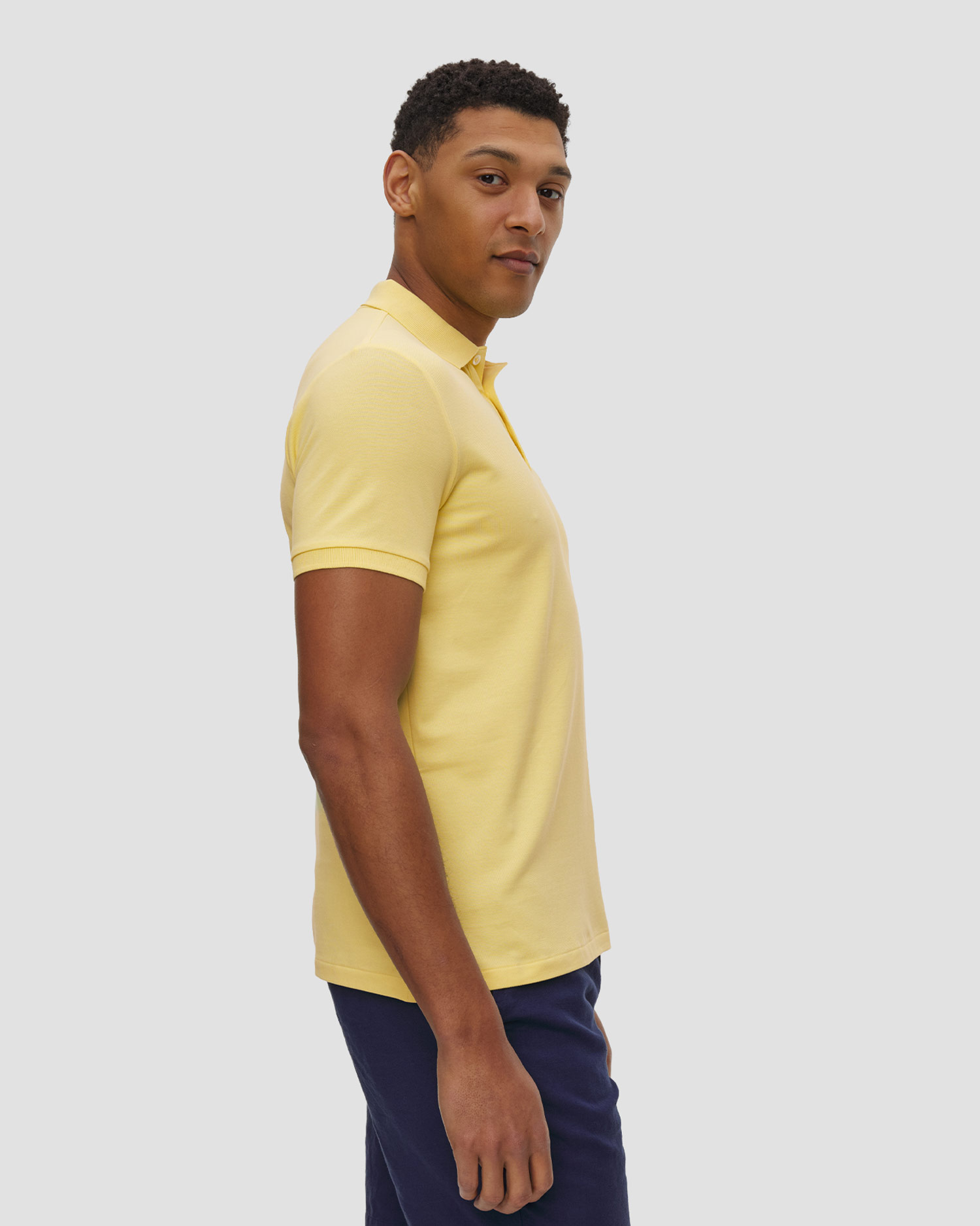 Žlutá pánská polokošile Polo Ralph Lauren