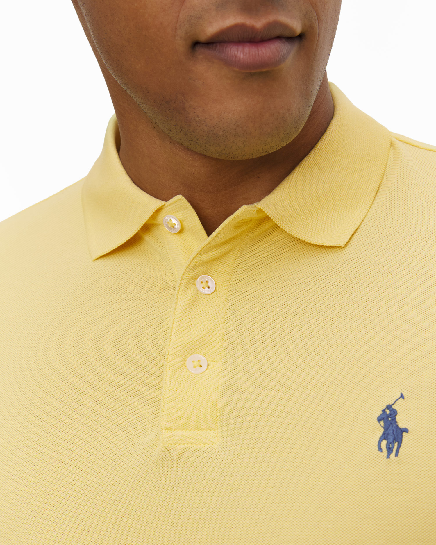 Žlutá pánská polokošile Polo Ralph Lauren