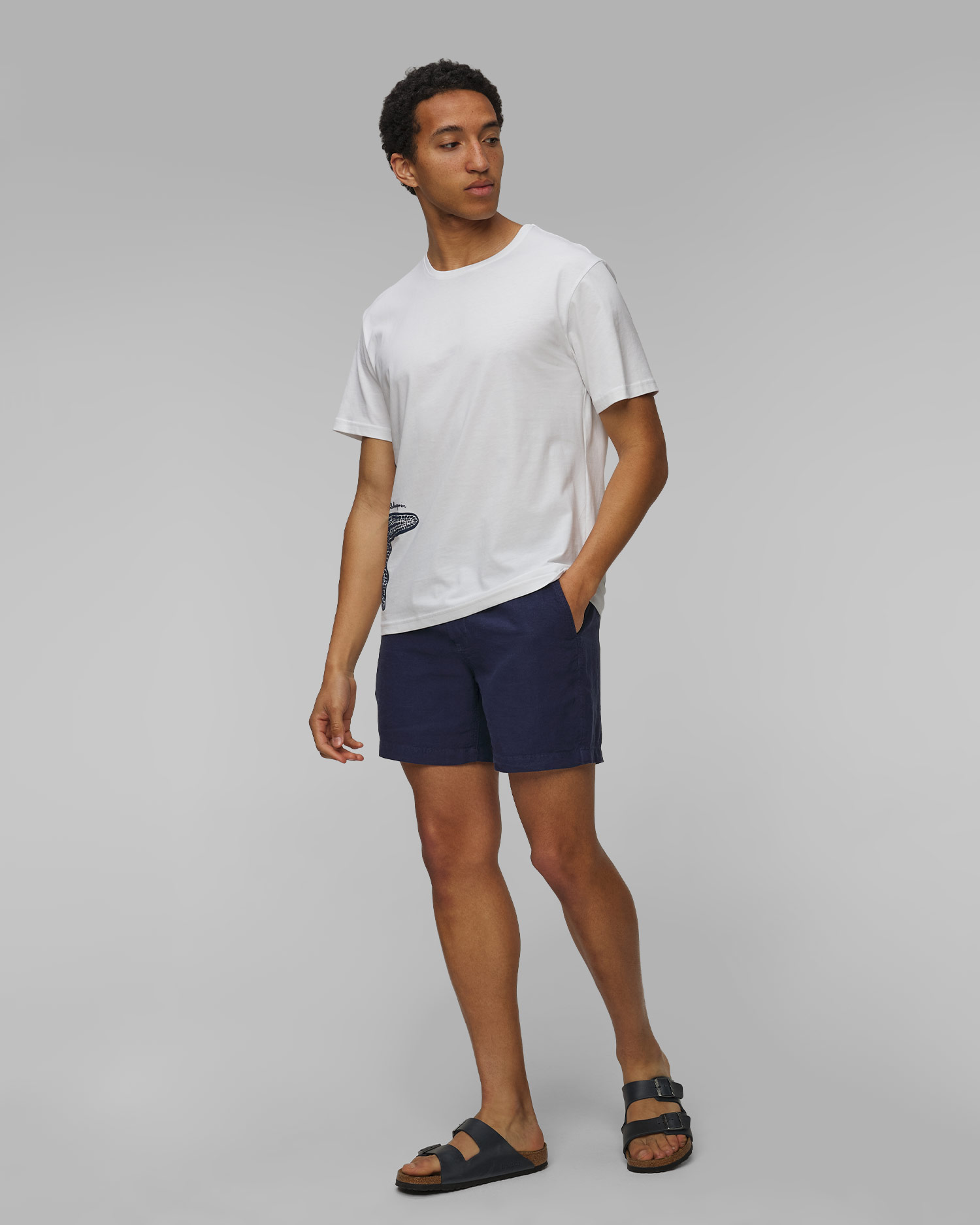 Navy linen shorts Polo Ralph Lauren