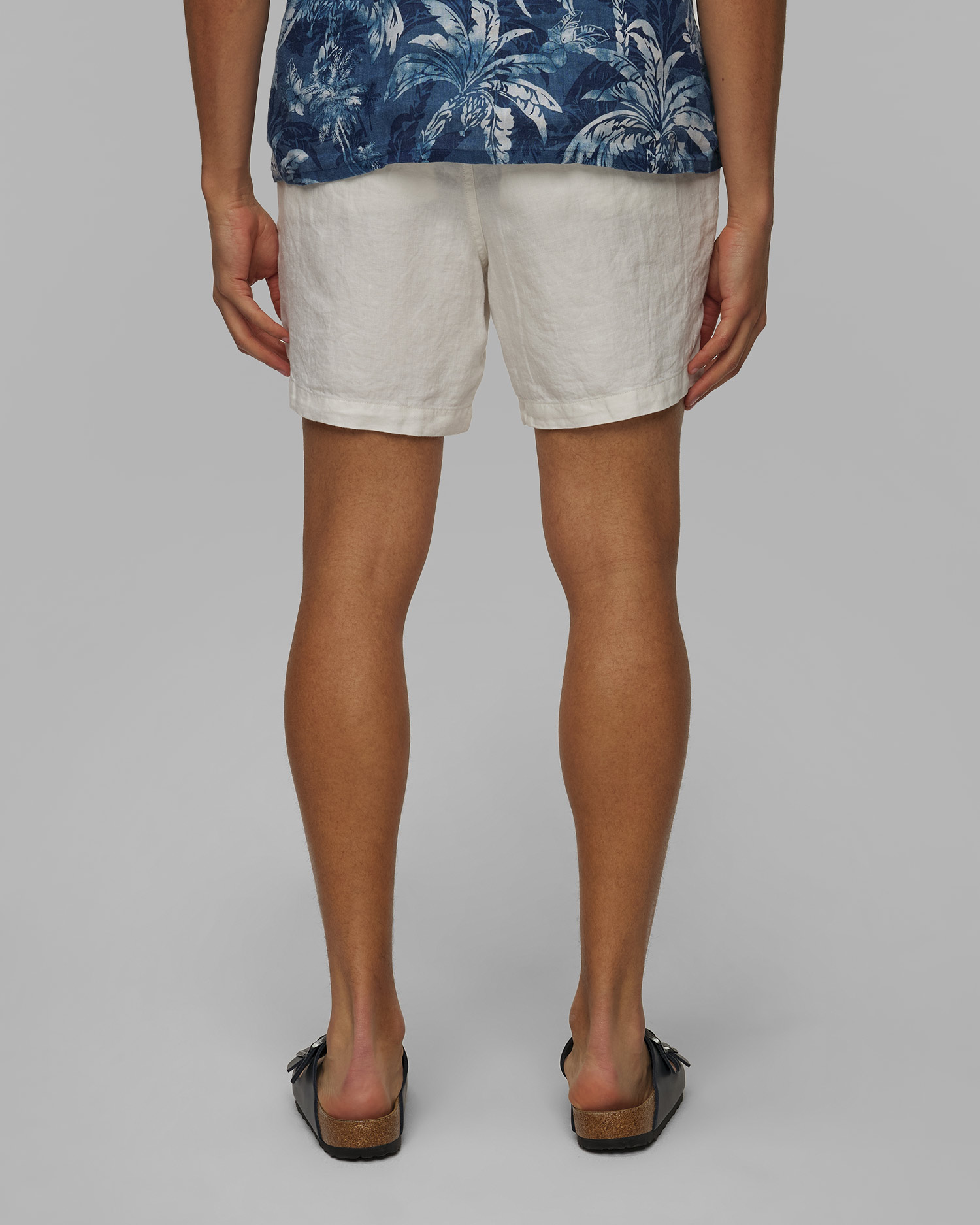 Men's white linen shorts Polo Ralph Lauren