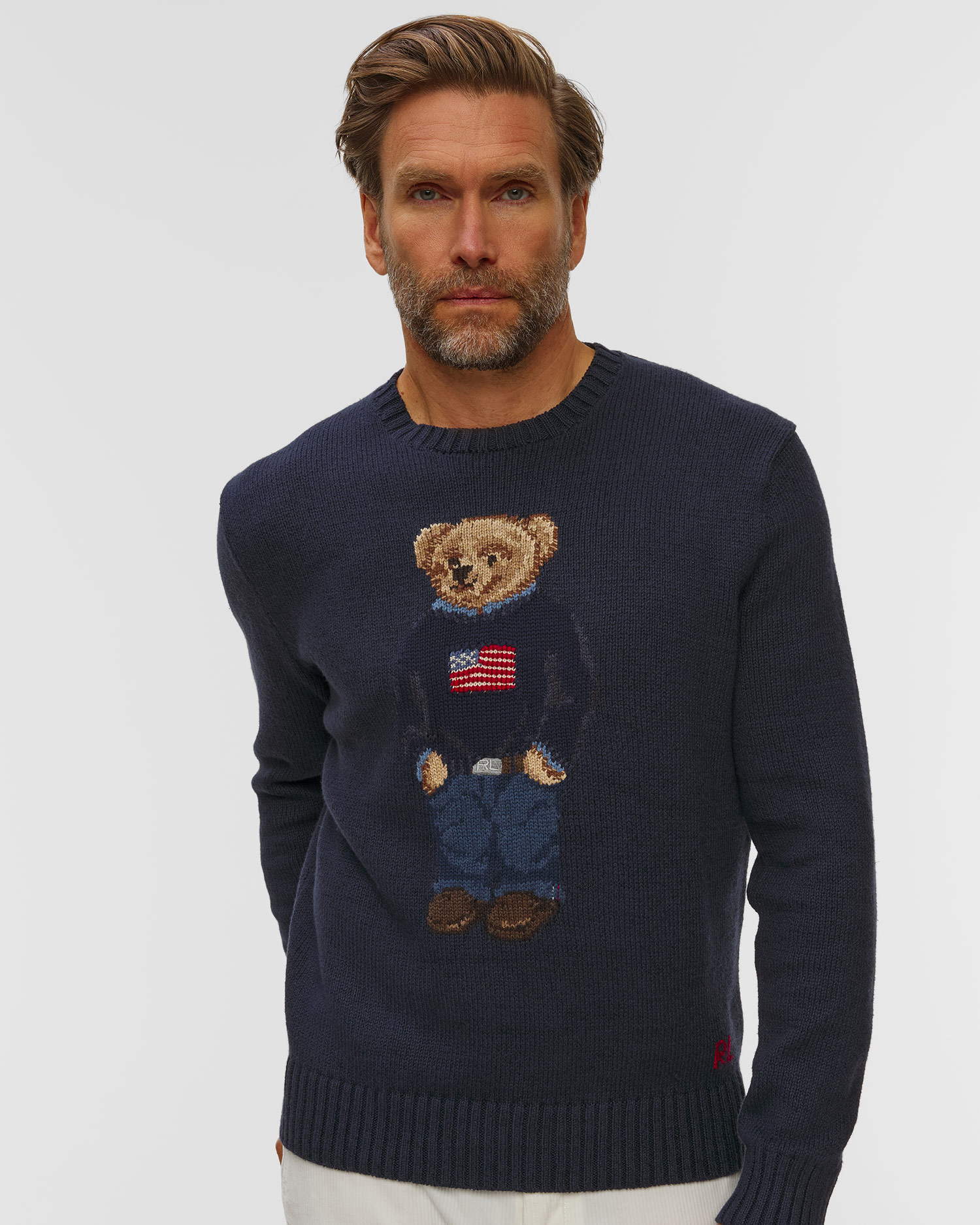 Maglione blu scuro da uomo Polo Ralph Lauren