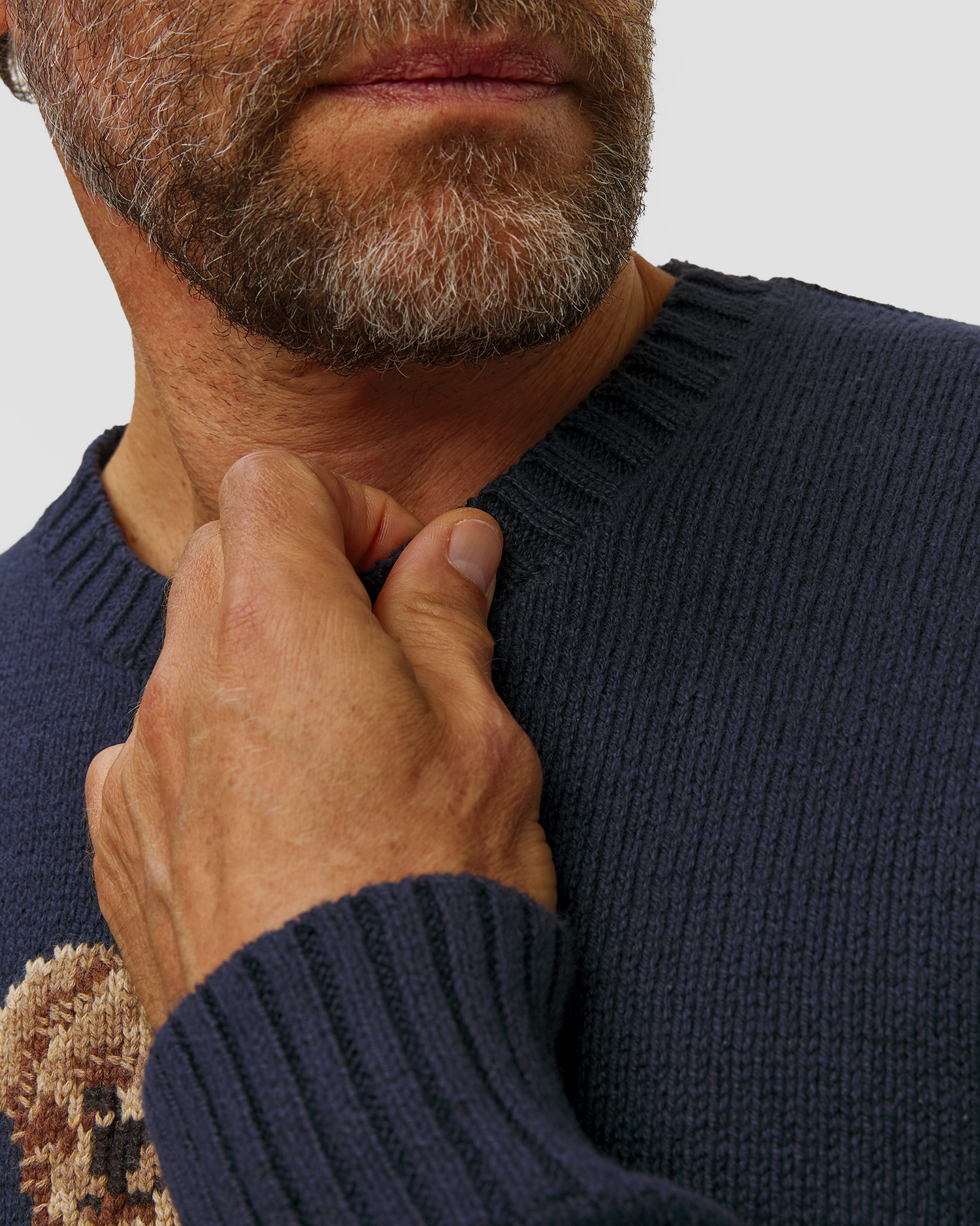 Granatowy sweter męski Polo Ralph Lauren