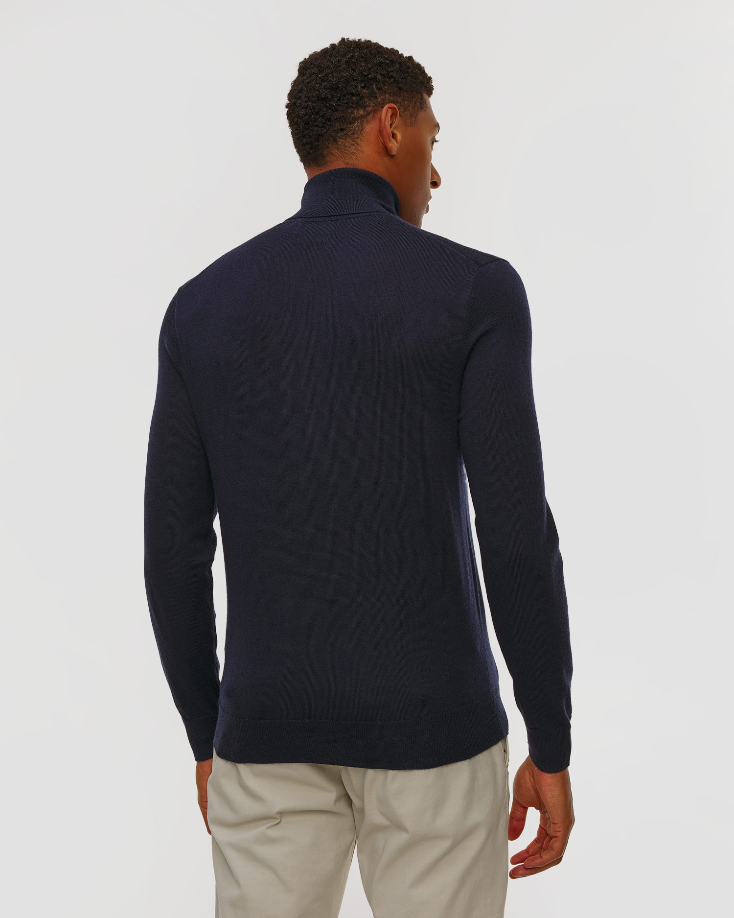 Polo Ralph Lauren Rollkragenpullover aus Wolle für Herren in Marineblau