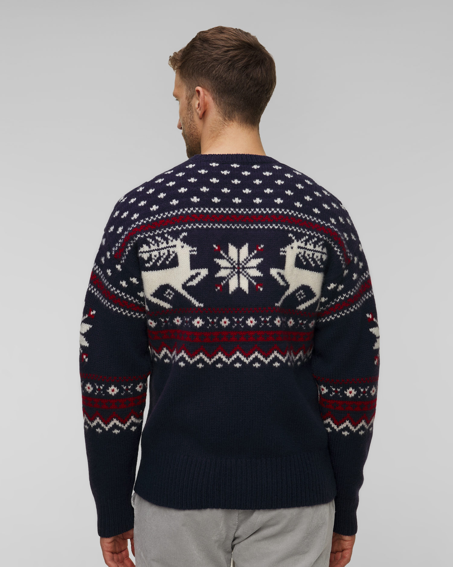 Men's navy blue wool jumper Polo Ralph Lauren