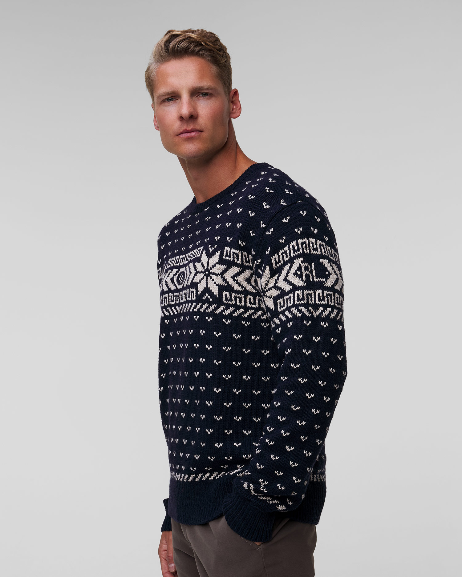 Men’s navy blue cashmere sweater Polo Ralph Lauren