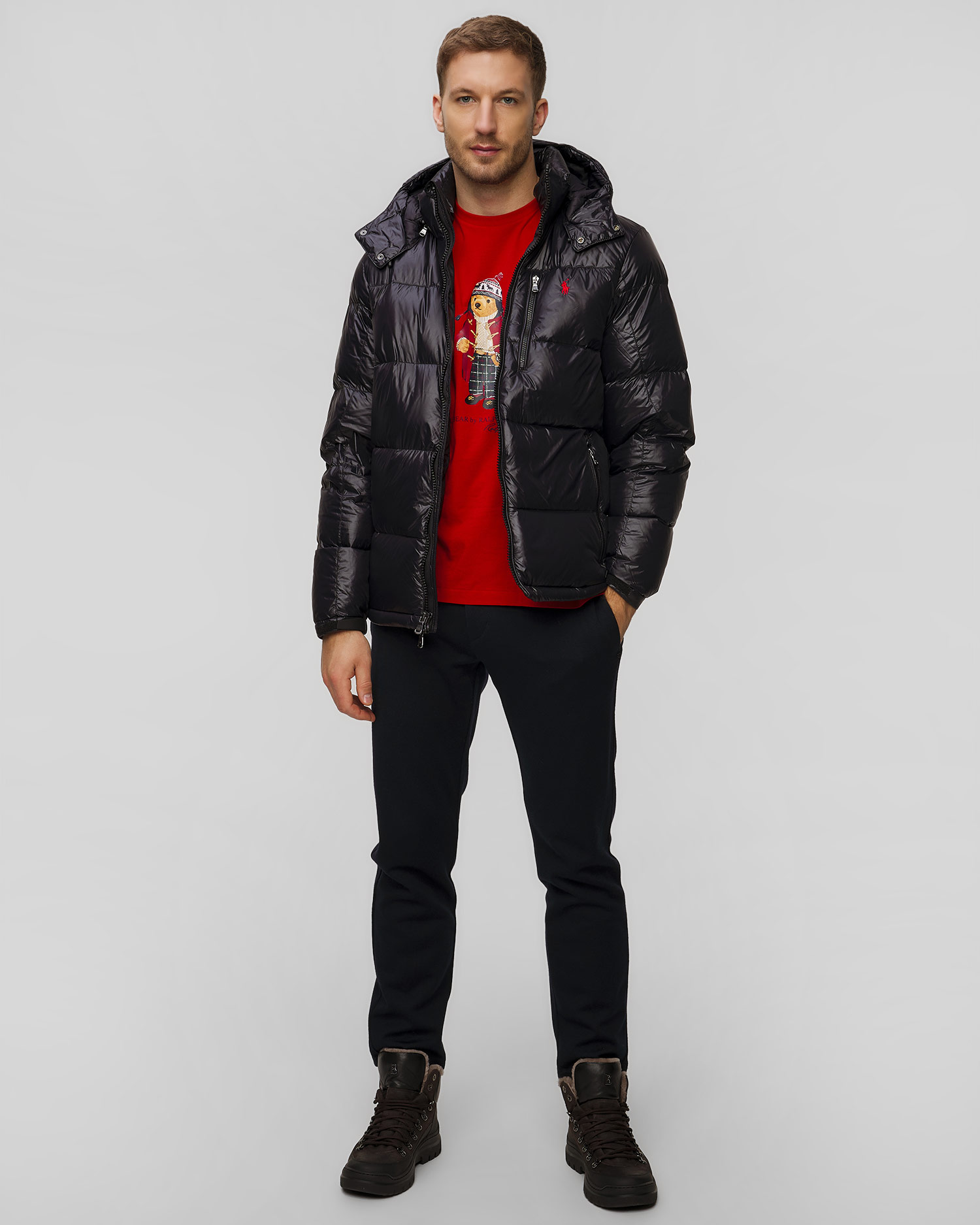 Men's black down jacket Polo Ralph Lauren