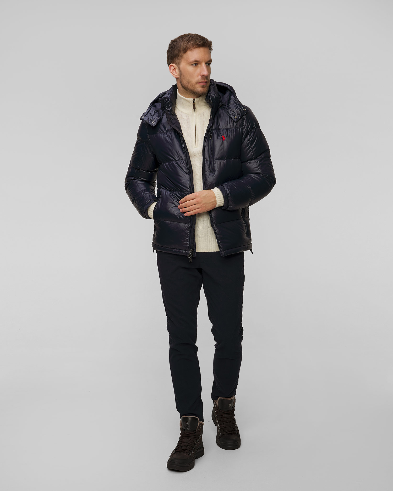 Men's navy blue down jacket Polo Ralph Lauren
