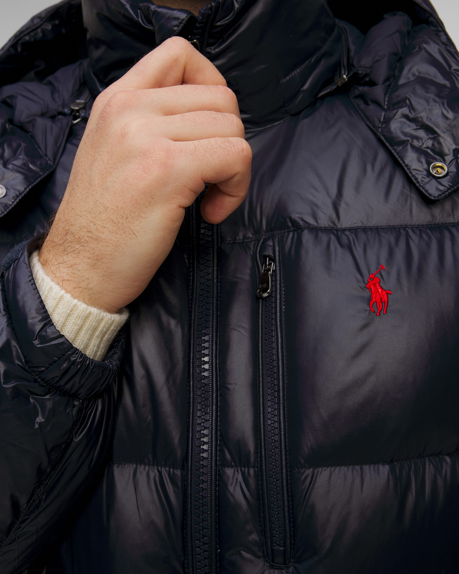 Men's navy blue down jacket Polo Ralph Lauren