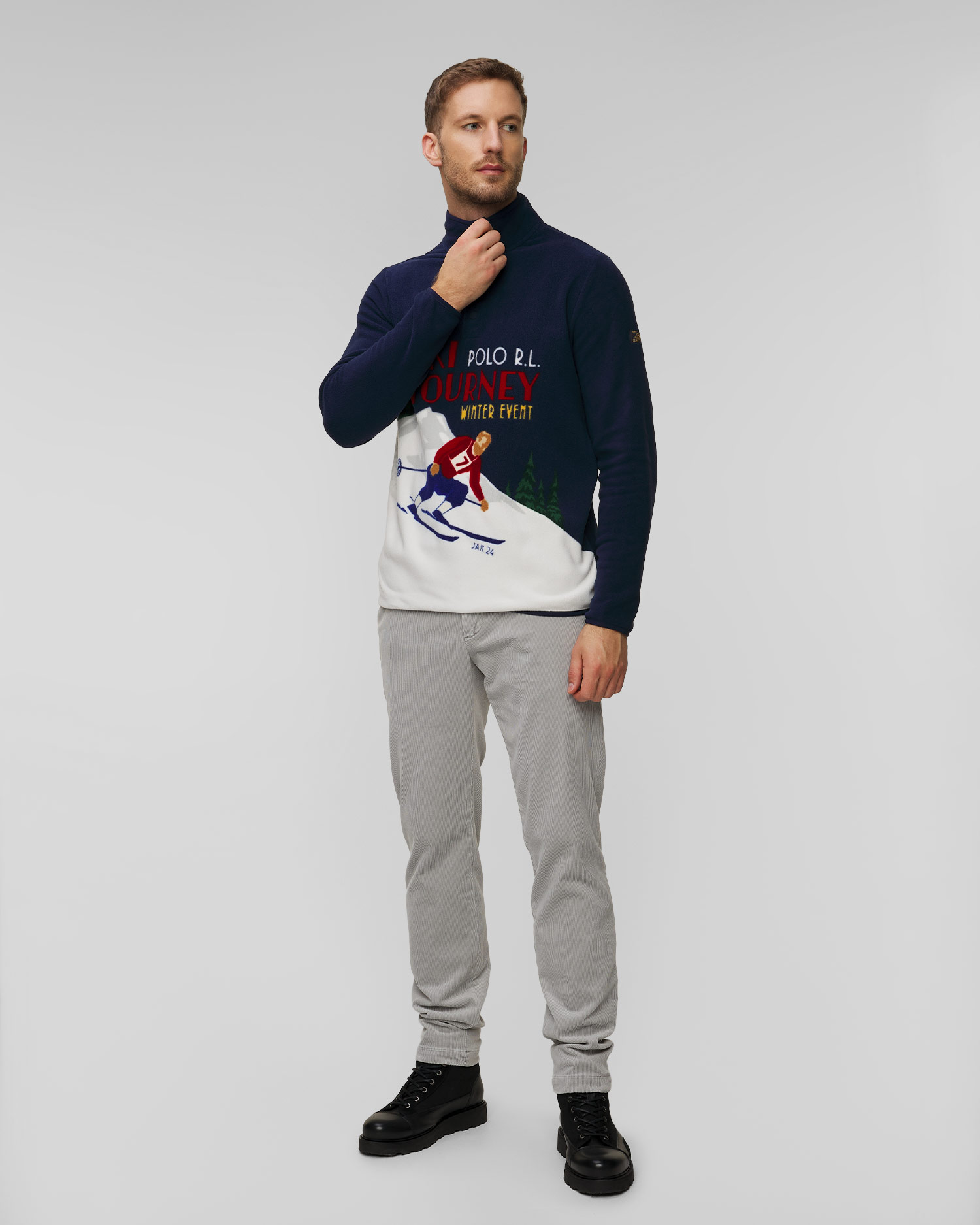 Pánska tmavomodrá mikina Polo Ralph Lauren