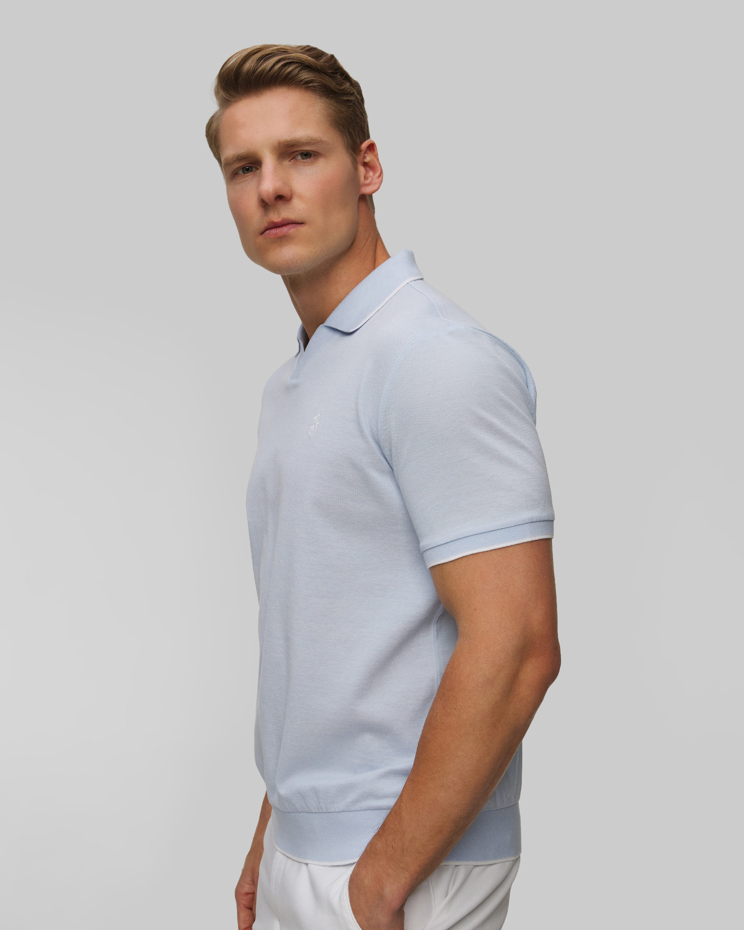 Men's light blue polo Polo Ralph Lauren