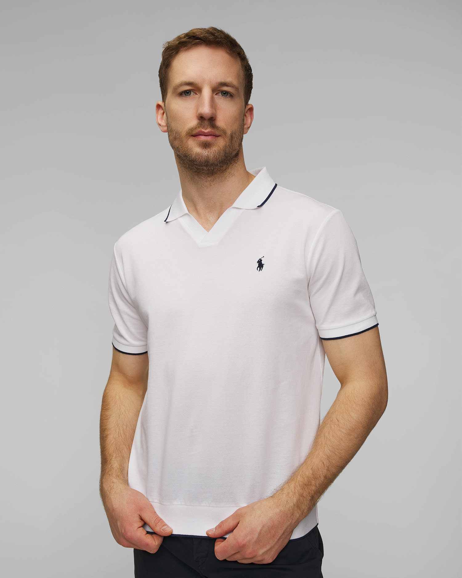 Men's white polo shirt Polo Ralph Lauren