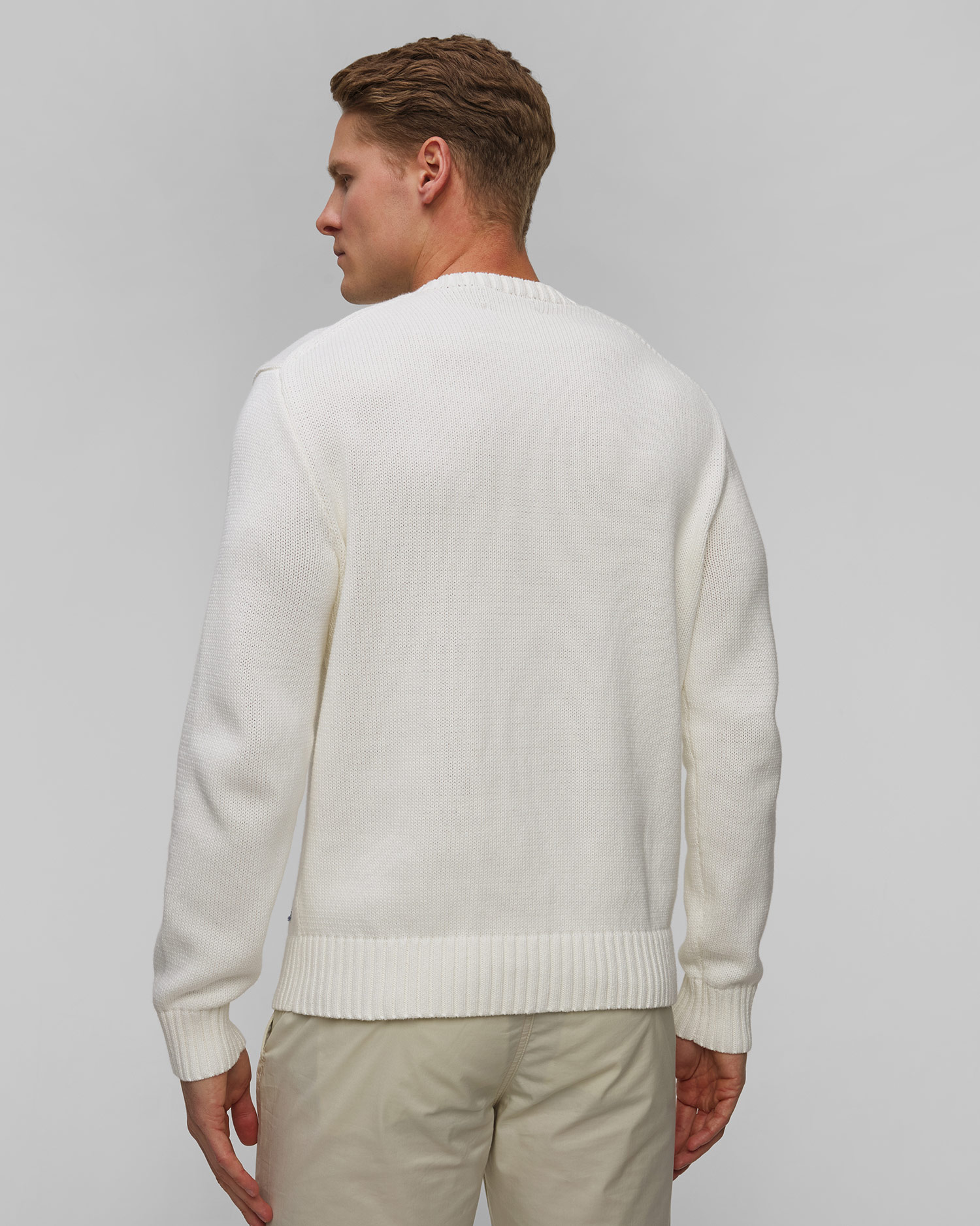 Biały sweter męski Polo Ralph Lauren