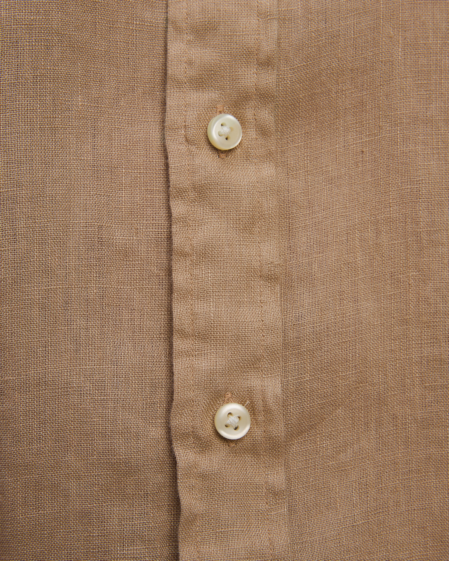 Camicia beige in lino da uomo Polo Ralph Lauren