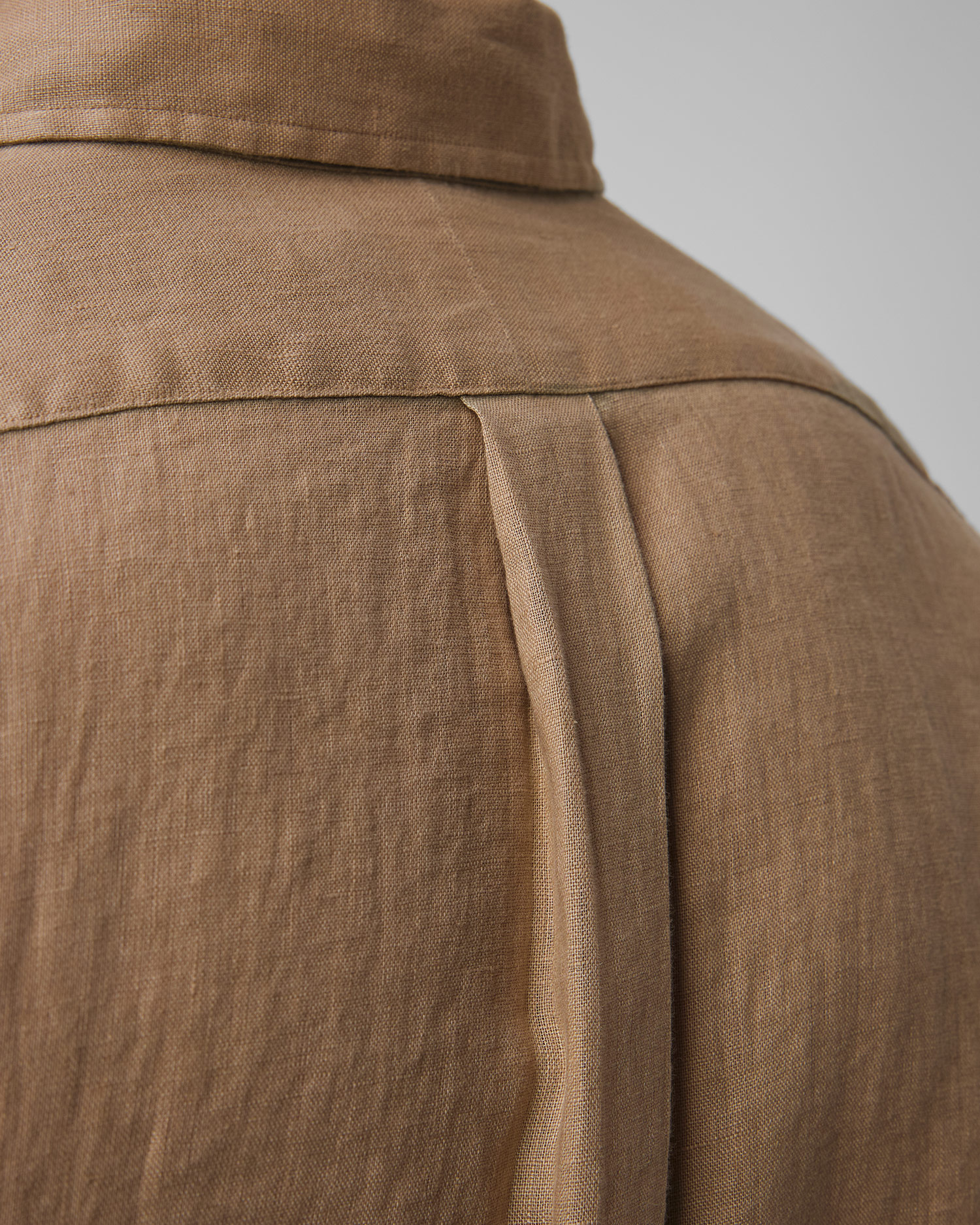 Camicia beige in lino da uomo Polo Ralph Lauren
