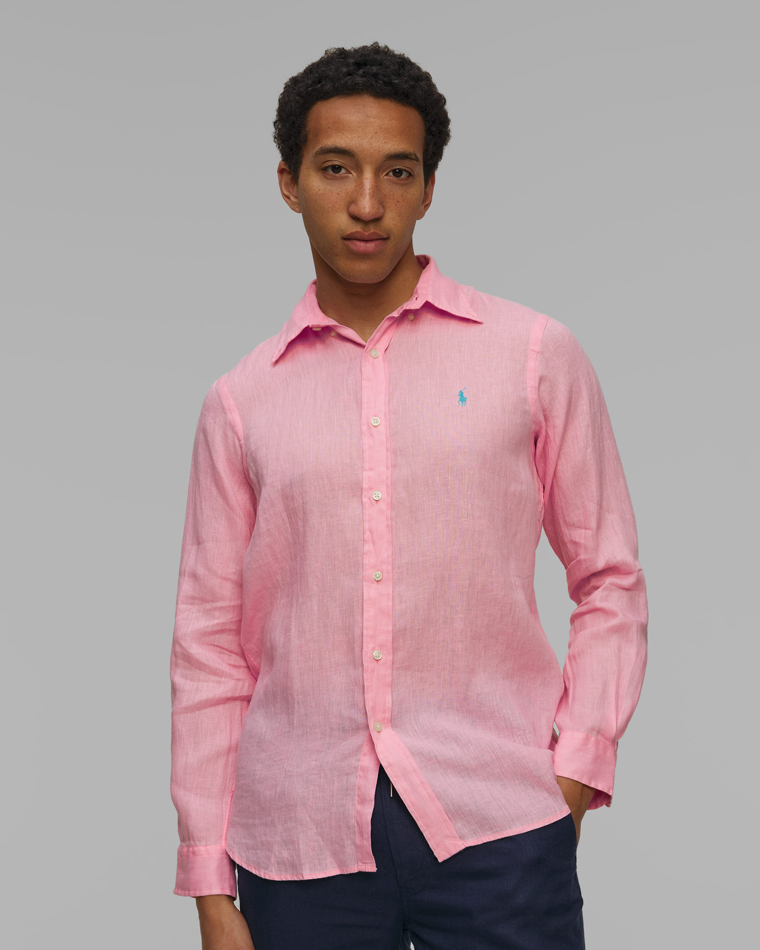 Pink linen shirt Polo Ralph Lauren