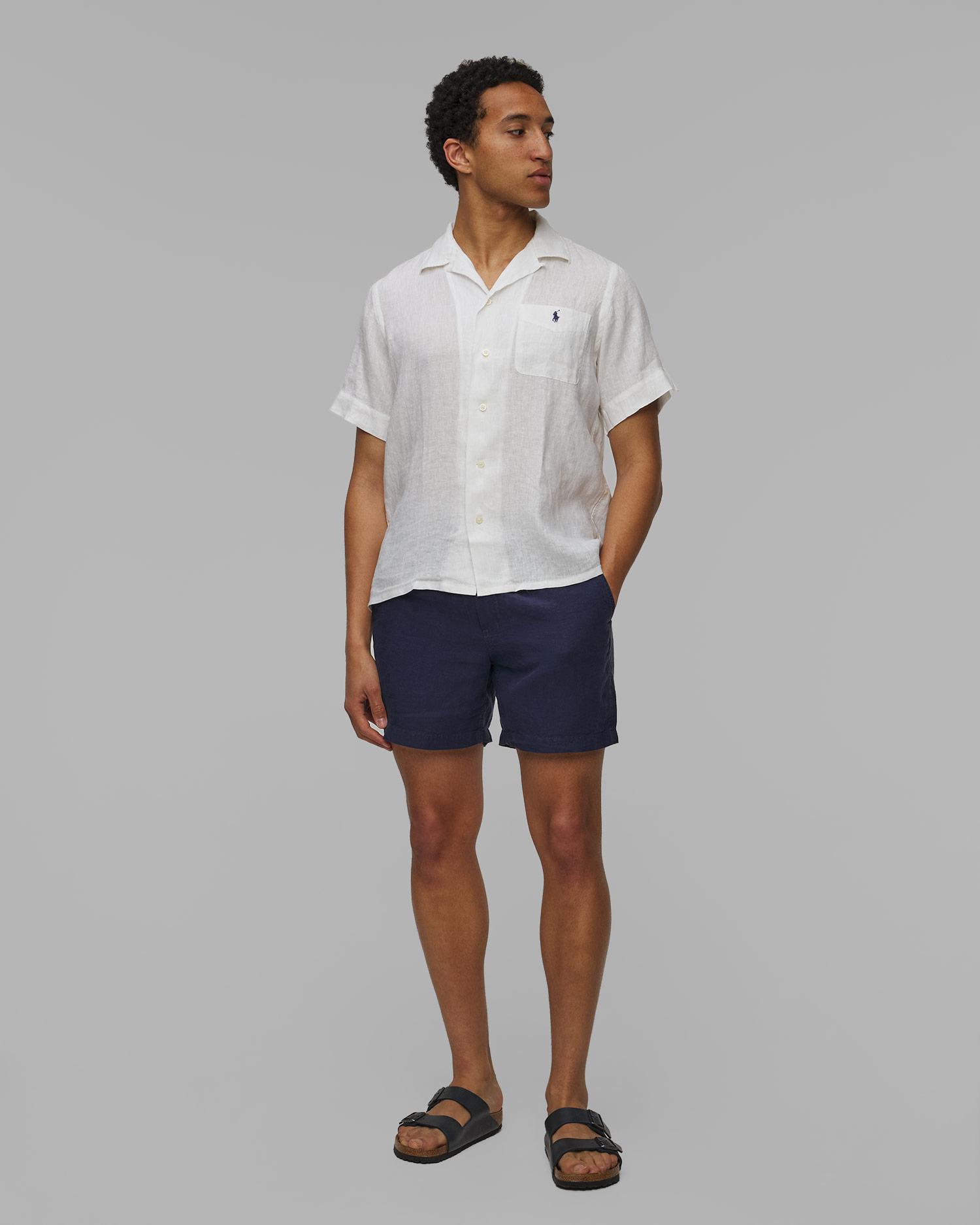 Pánska ľanová košeľa s krátkym rukávom Polo Ralph Lauren
