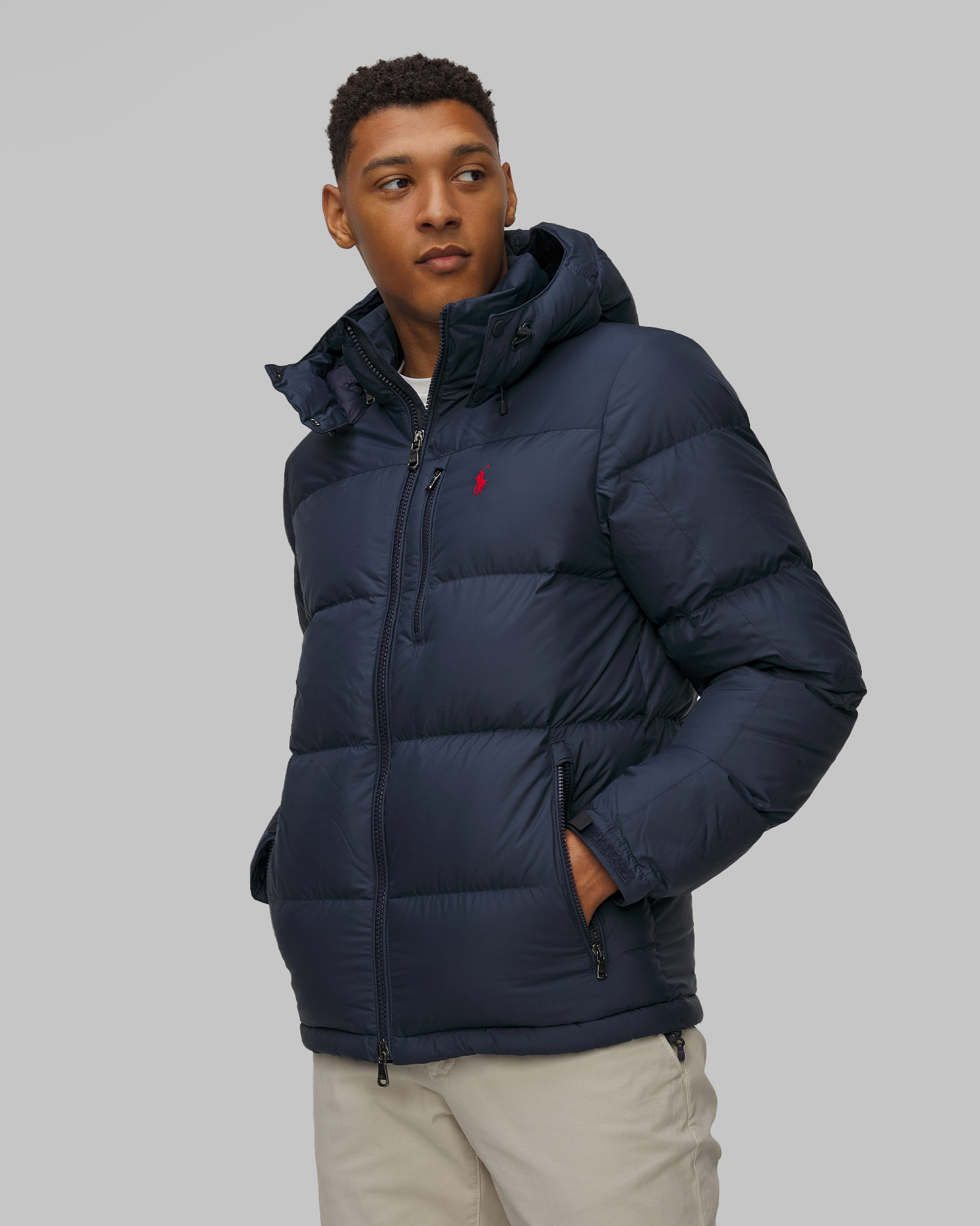 Doudoune bleu marine pour hommes Ralph Lauren