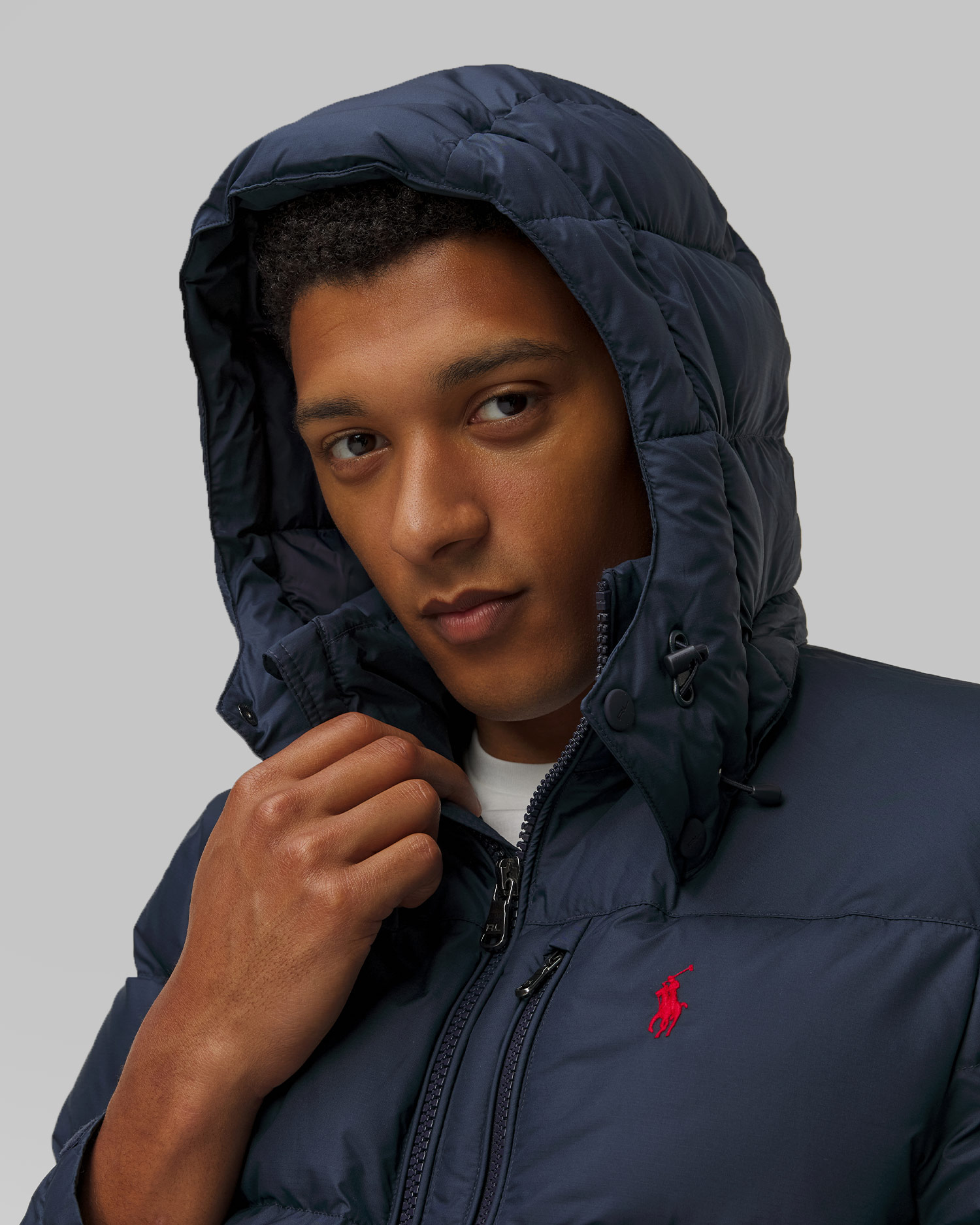 Doudoune bleu marine pour hommes Ralph Lauren