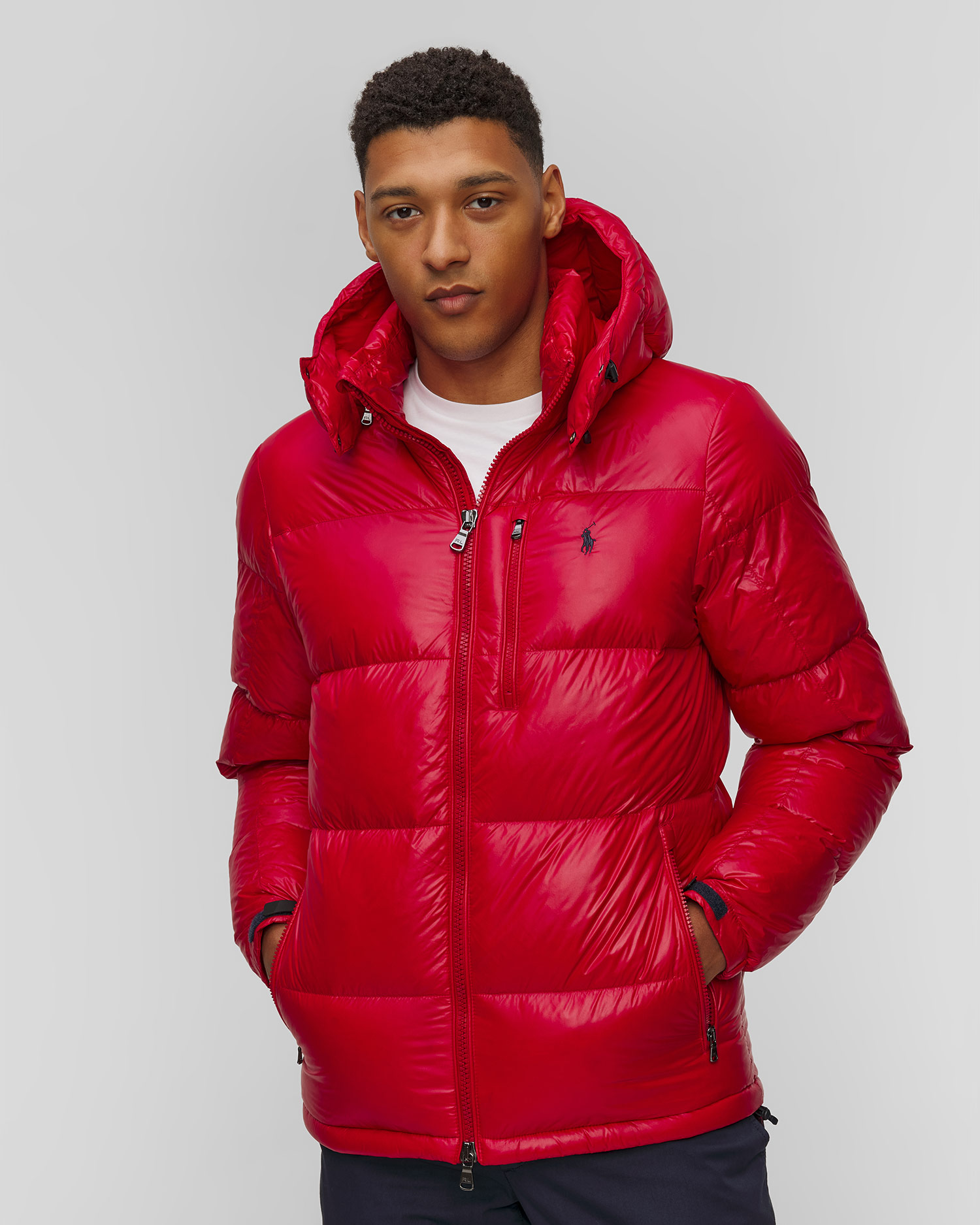 Doudoune rouge pour hommes Ralph Lauren