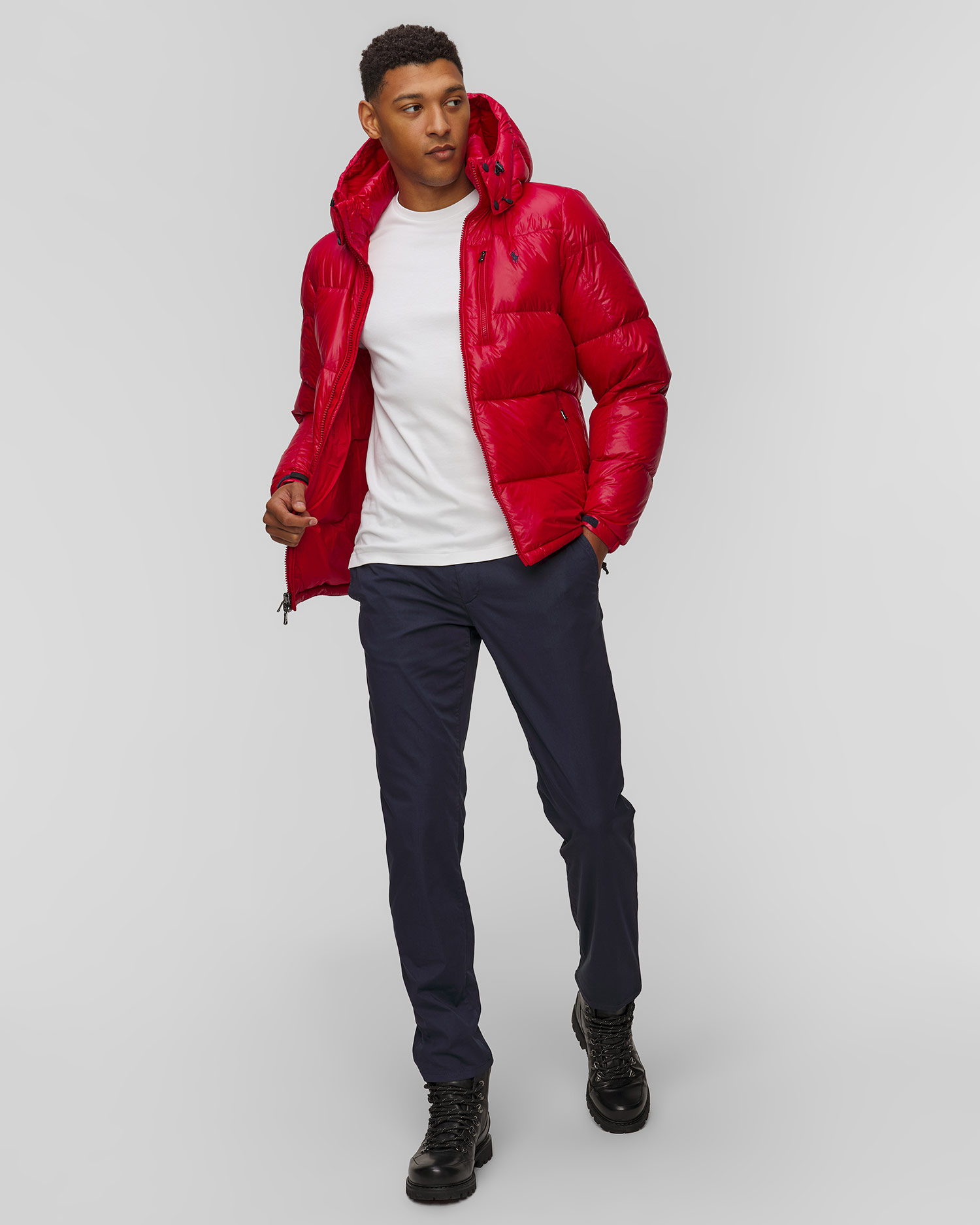 Doudoune rouge pour hommes Ralph Lauren